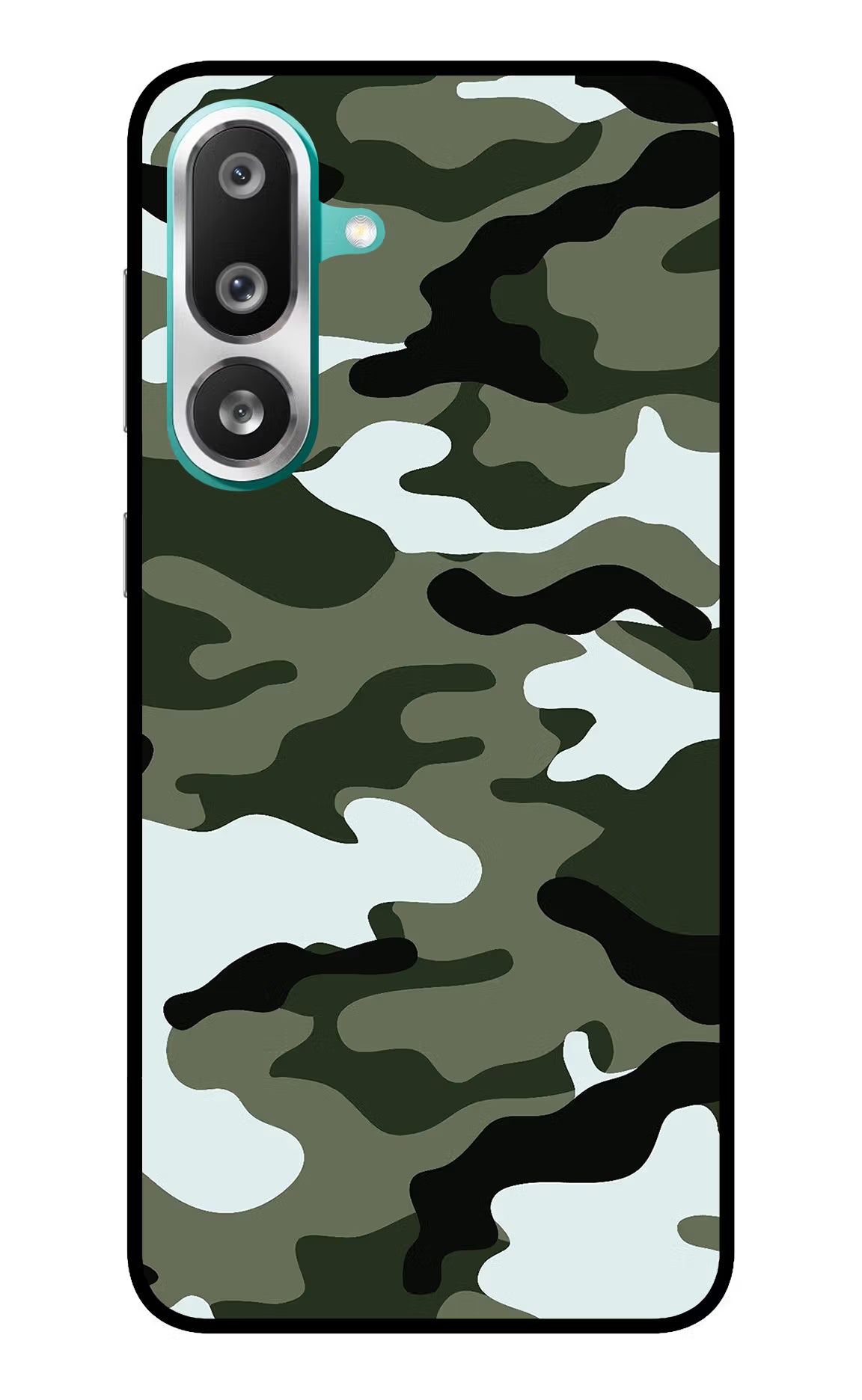 Camouflage Samsung F56 Glass Case - Camouflage Samsung F56 Glass Case Camouflage Samsung F56 Glass Case