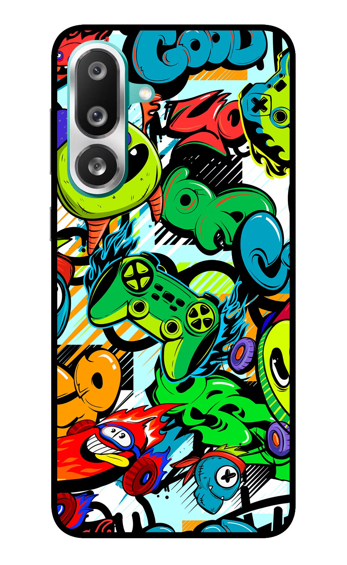 Game Doodle Samsung F56 Glass Case - Game Doodle Samsung F56 Glass Case Game Doodle Samsung F56 Glass Case