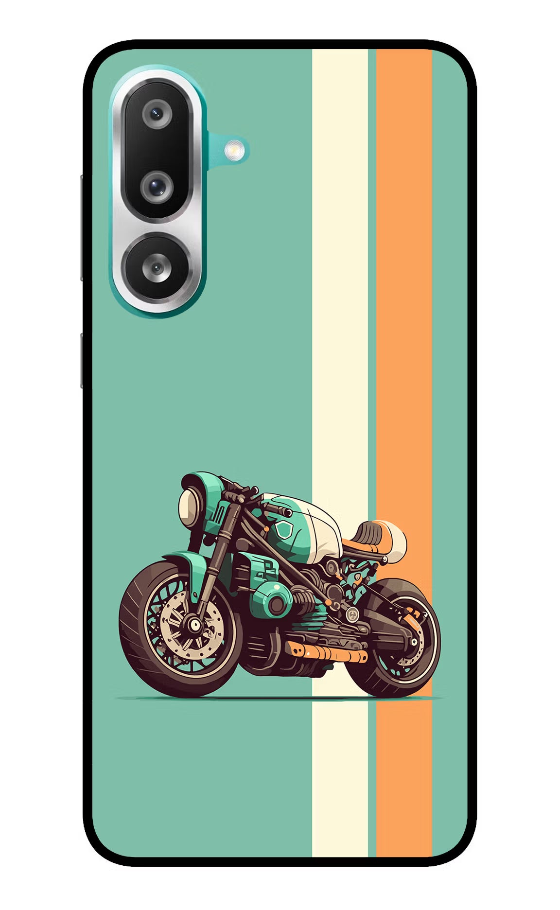 Striped Moto Drift Samsung F56 Glass Case - Striped Moto Drift Samsung F56 Glass Case Striped Moto Drift Samsung F56 Glass Case