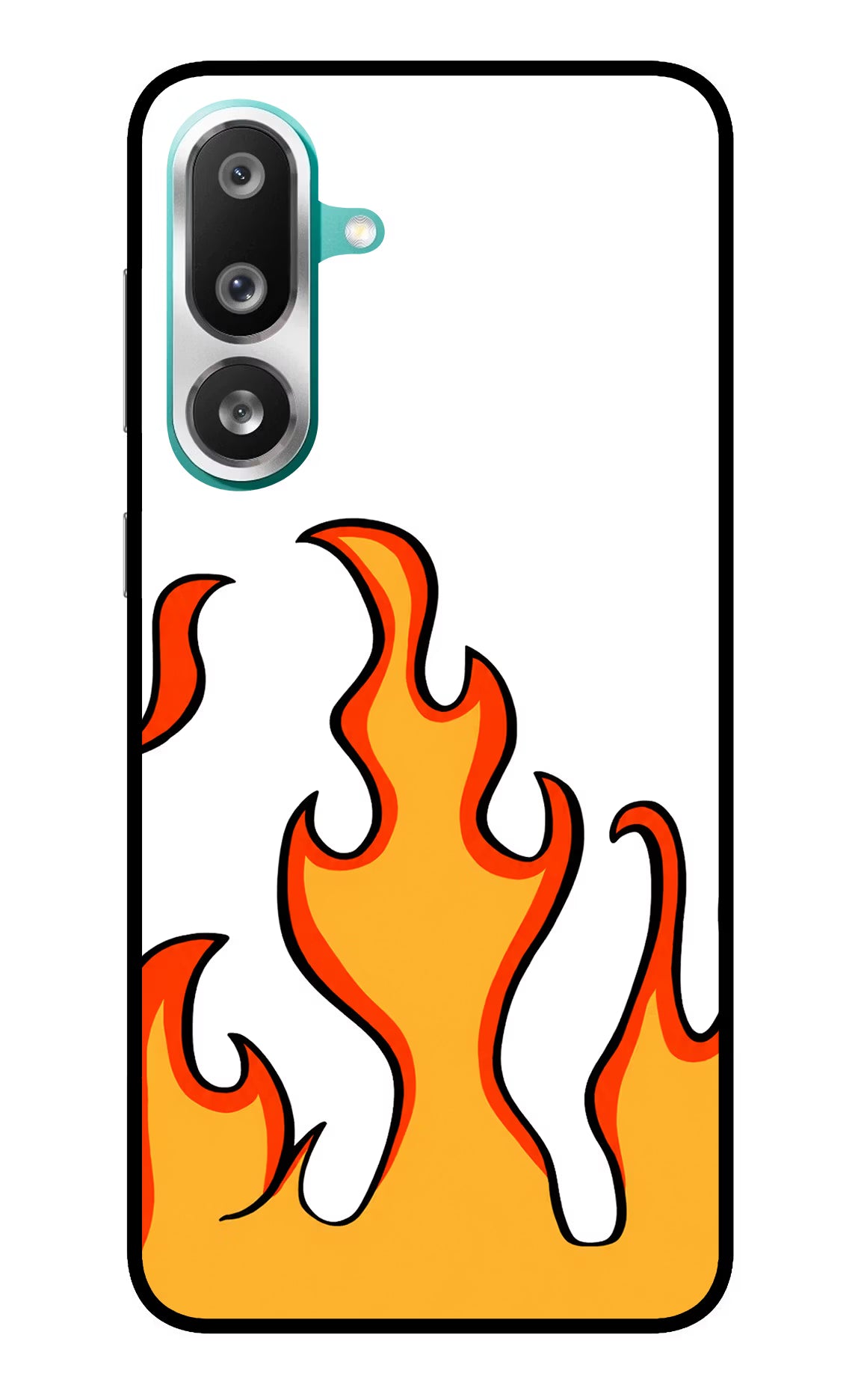 Fired Up – White Samsung F56 Glass Case - Fired Up – White Samsung F56 Glass Case Fired Up – White Samsung F56 Glass Case