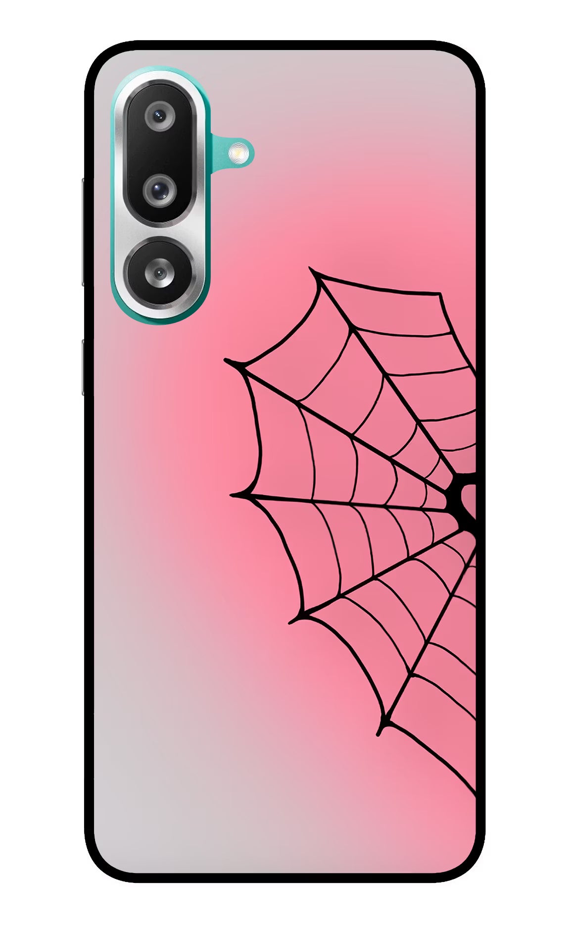 Pink Web Samsung F56 Glass Case - Pink Web Samsung F56 Glass Case Pink Web Samsung F56 Glass Case