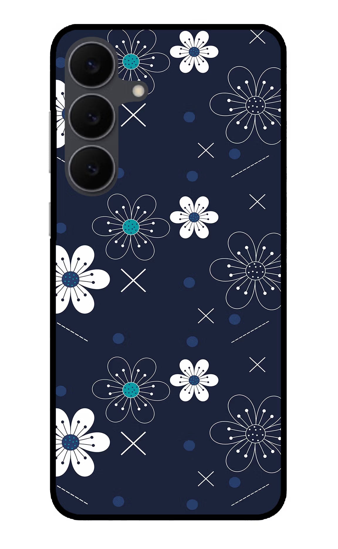 Flowers Samsung S25 FE 5G Glass Case - Flowers Samsung S25 FE 5G Glass Case Flowers Samsung S25 FE 5G Glass Case