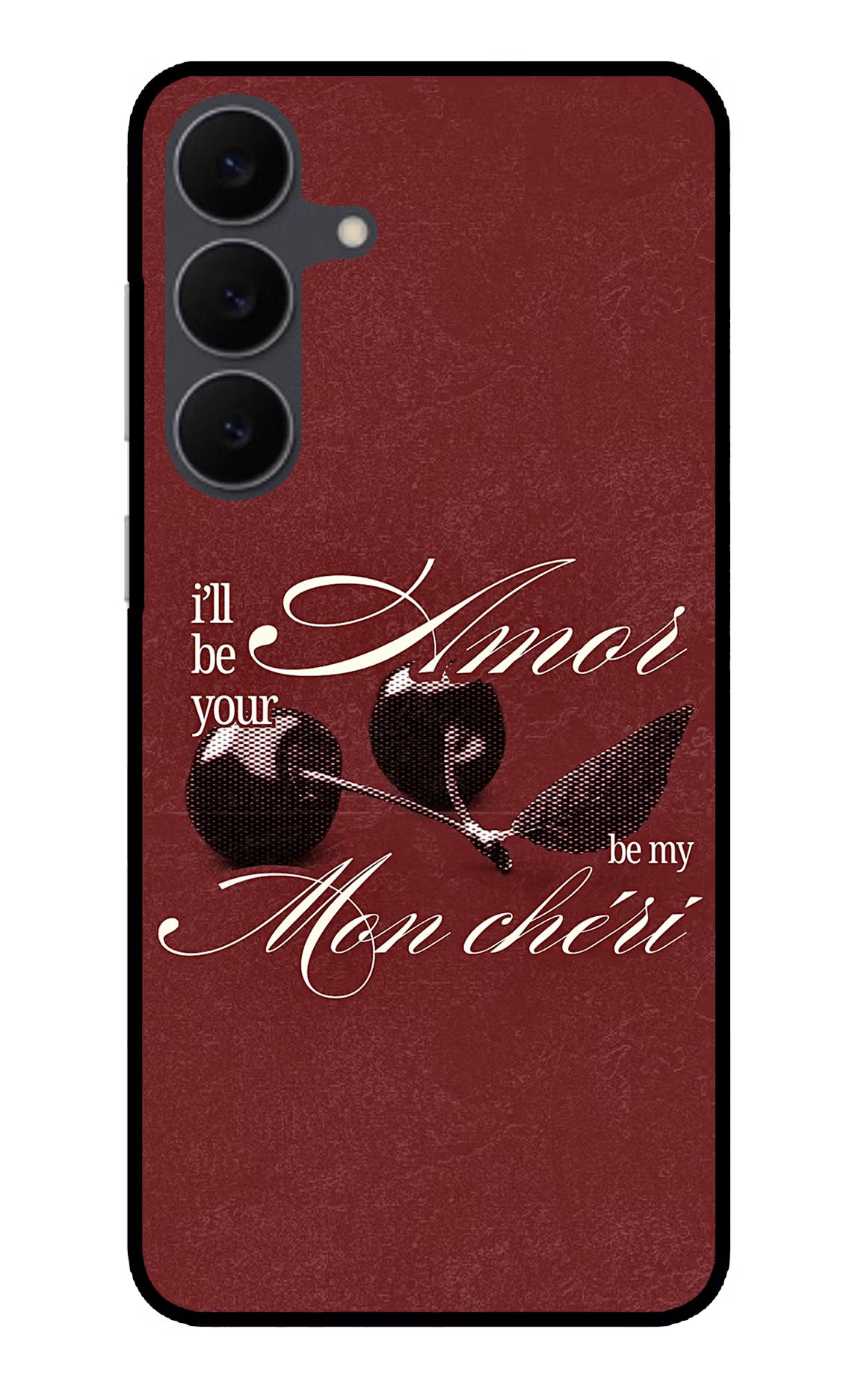 Velvet Cherry Samsung S25 FE 5G Glass Case - Velvet Cherry Samsung S25 FE 5G Glass Case Velvet Cherry Samsung S25 FE 5G Glass Case