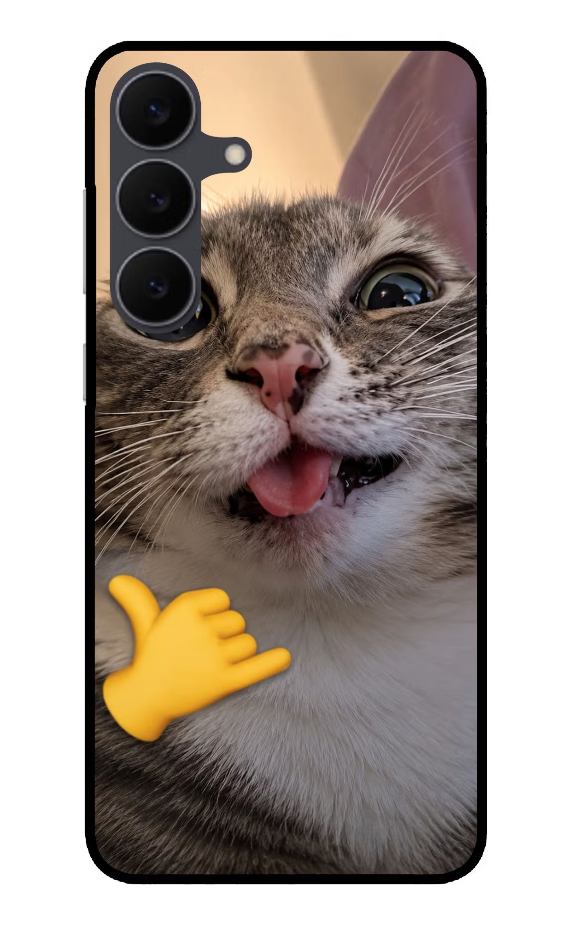 Silly Cat Call Samsung S25 FE 5G Glass Case - Silly Cat Call Samsung S25 FE 5G Glass Case Silly Cat Call Samsung S25 FE 5G Glass Case