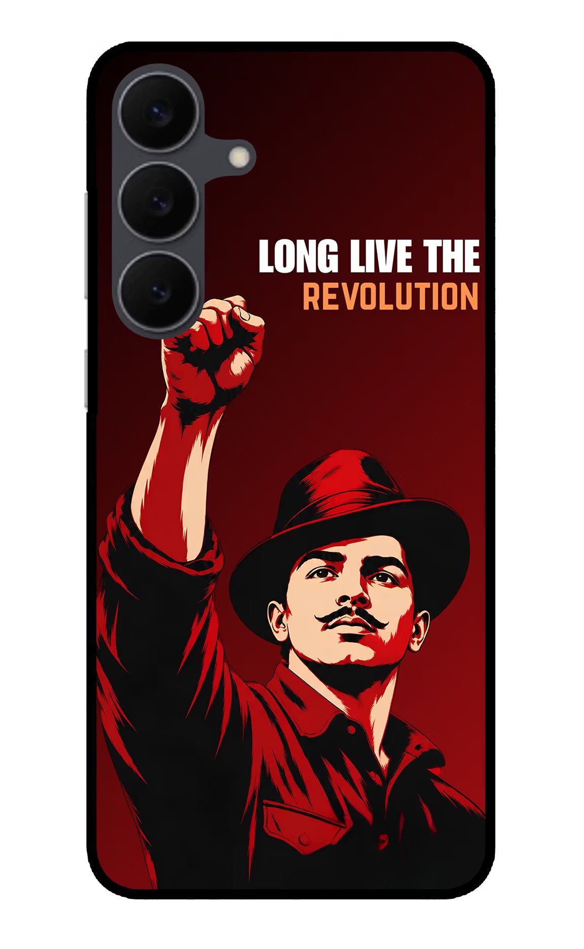 Bhagat Singh Revolution Samsung S25 FE 5G Glass Case - Bhagat Singh Revolution Samsung S25 FE 5G Glass Case Bhagat Singh Revolution Samsung S25 FE 5G Glass Case