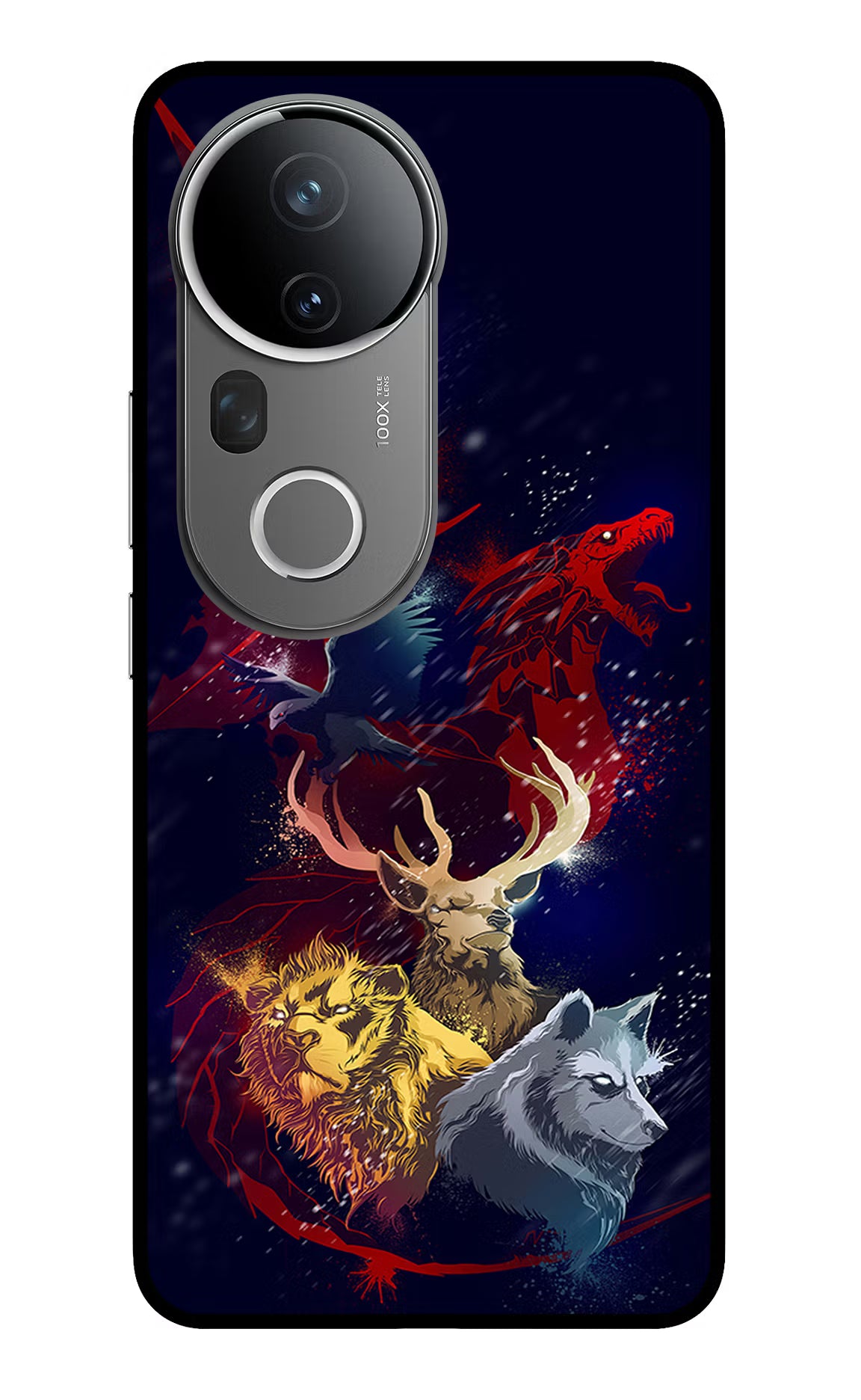 Game Of Thrones Vivo T4 Ultra 5G Glass Case - Game Of Thrones Vivo T4 Ultra 5G Glass Case Game Of Thrones Vivo T4 Ultra 5G Glass Case