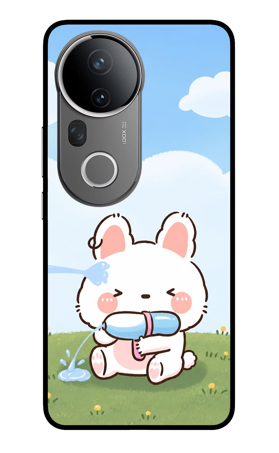 Bunny Treat Vivo T4 Ultra 5G Glass Case - Bunny Treat Vivo T4 Ultra 5G Glass Case Bunny Treat Vivo T4 Ultra 5G Glass Case