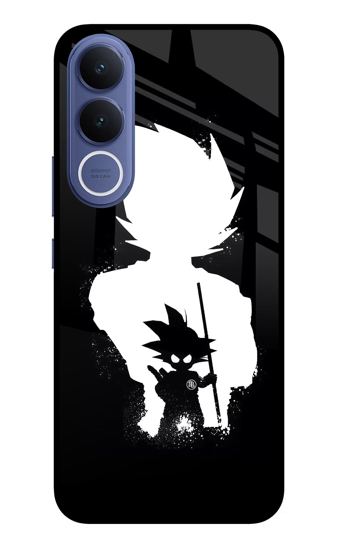 Goku Shadow Vivo V70 FE 5G Glass Case - Goku Shadow Vivo V70 FE 5G Glass Case Goku Shadow Vivo V70 FE 5G Glass Case