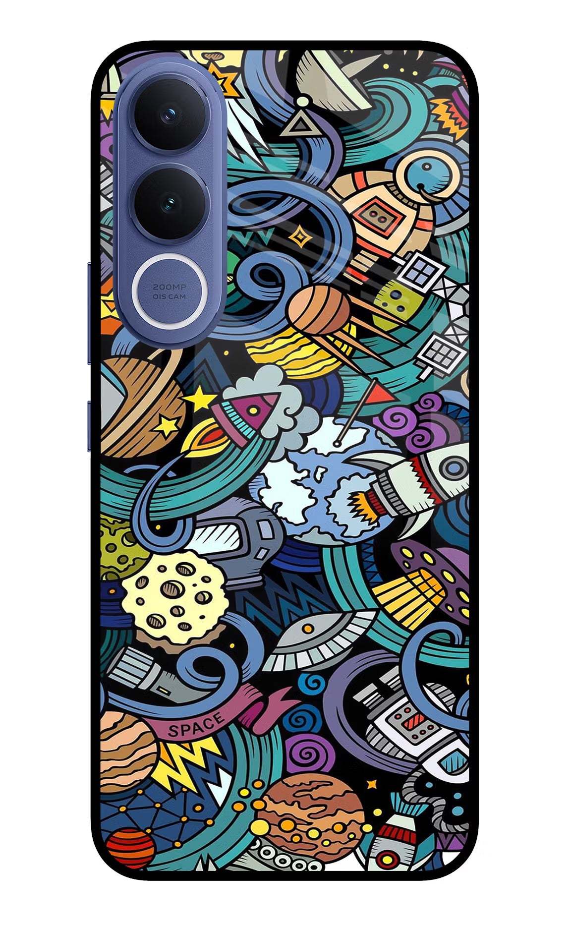 Space Abstract Vivo V70 FE 5G Glass Case - Space Abstract Vivo V70 FE 5G Glass Case Space Abstract Vivo V70 FE 5G Glass Case