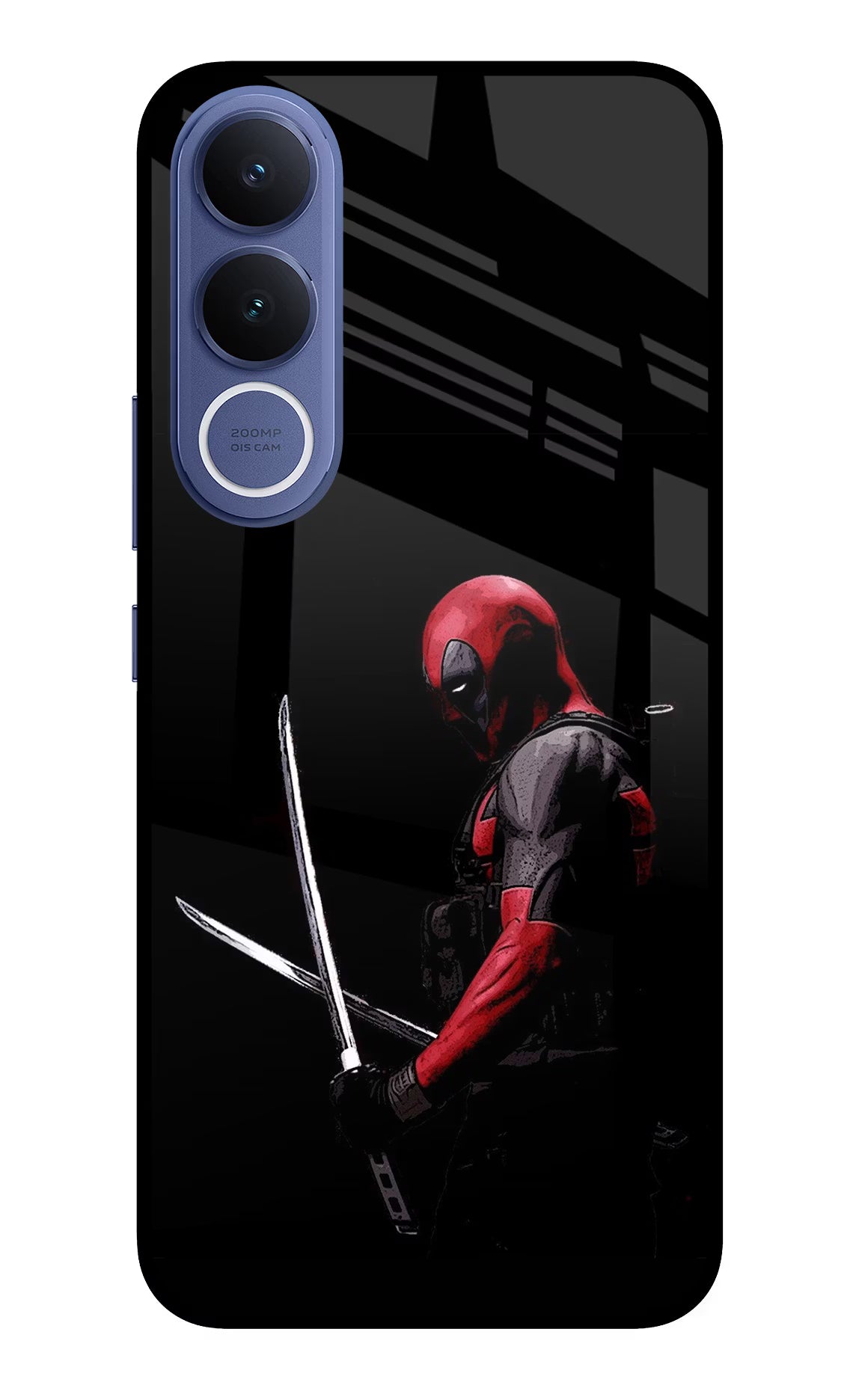 Deadpool Vivo V70 FE 5G Glass Case - Deadpool Vivo V70 FE 5G Glass Case Deadpool Vivo V70 FE 5G Glass Case