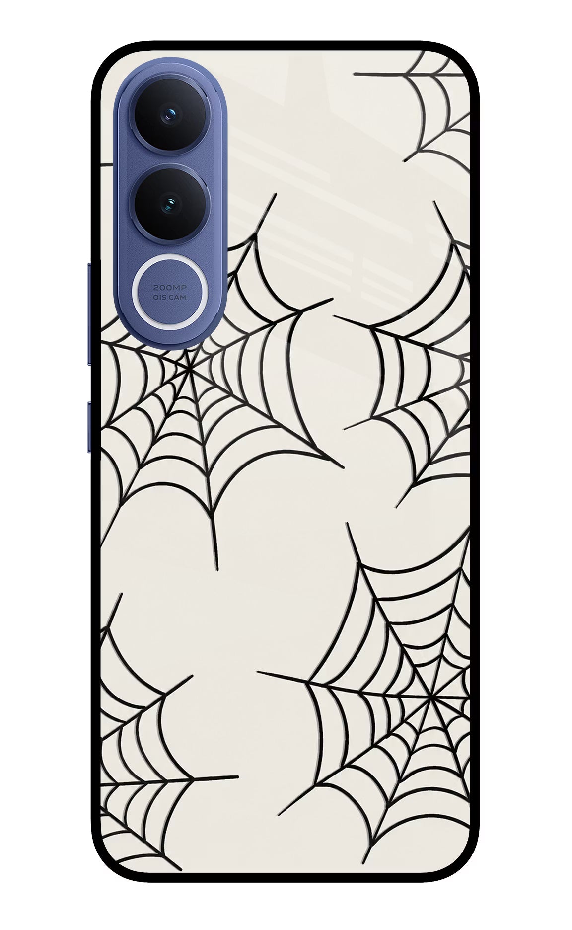 Spider Web Vivo V70 FE 5G Glass Case - Spider Web Vivo V70 FE 5G Glass Case Spider Web Vivo V70 FE 5G Glass Case