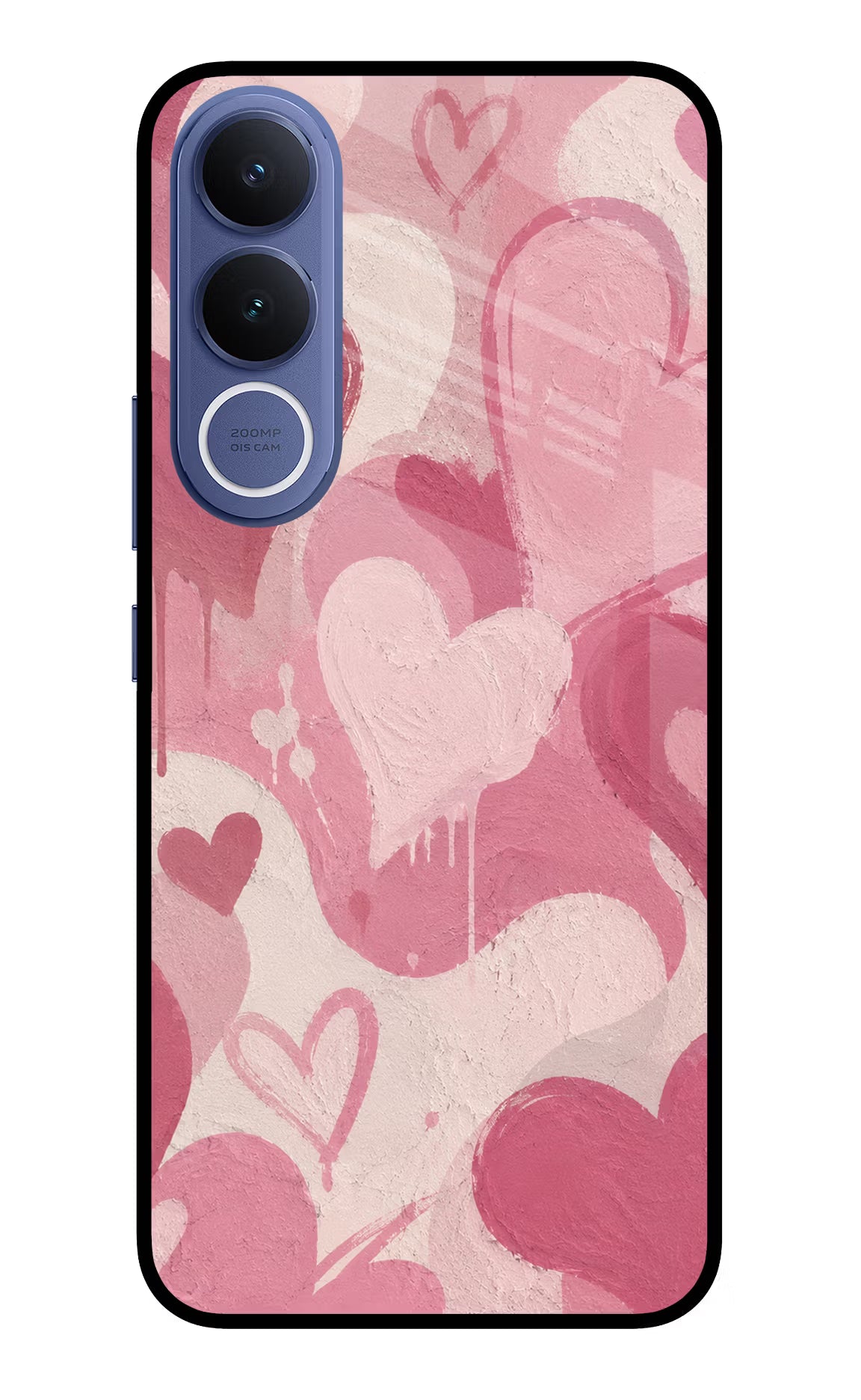Hearty case Vivo V70 FE 5G Glass Case - Hearty case Vivo V70 FE 5G Glass Case Hearty case Vivo V70 FE 5G Glass Case