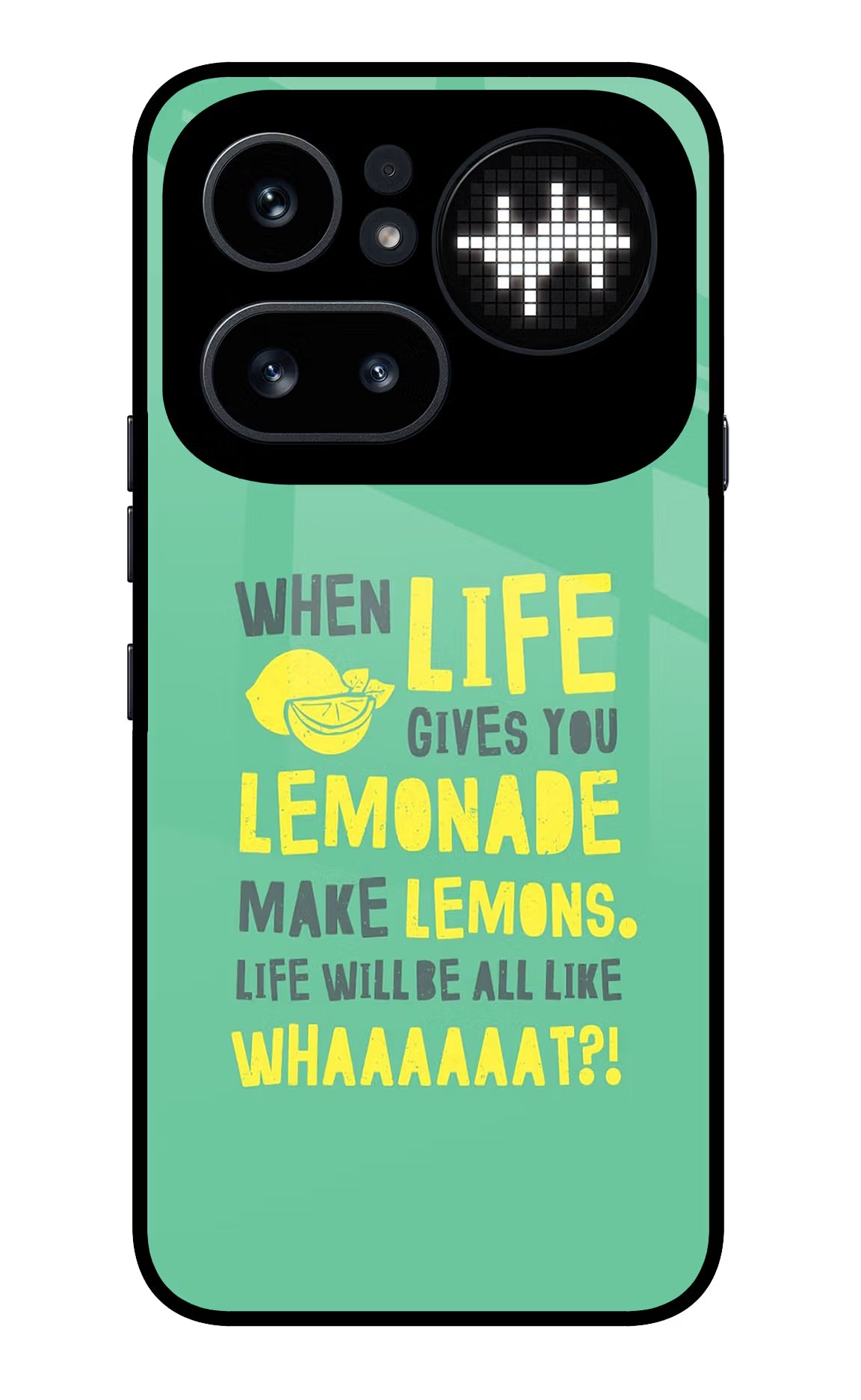 Quote Nothing Phone 4a Pro Glass Case - Quote Nothing Phone 4a Pro Glass Case Quote Nothing Phone 4a Pro Glass Case