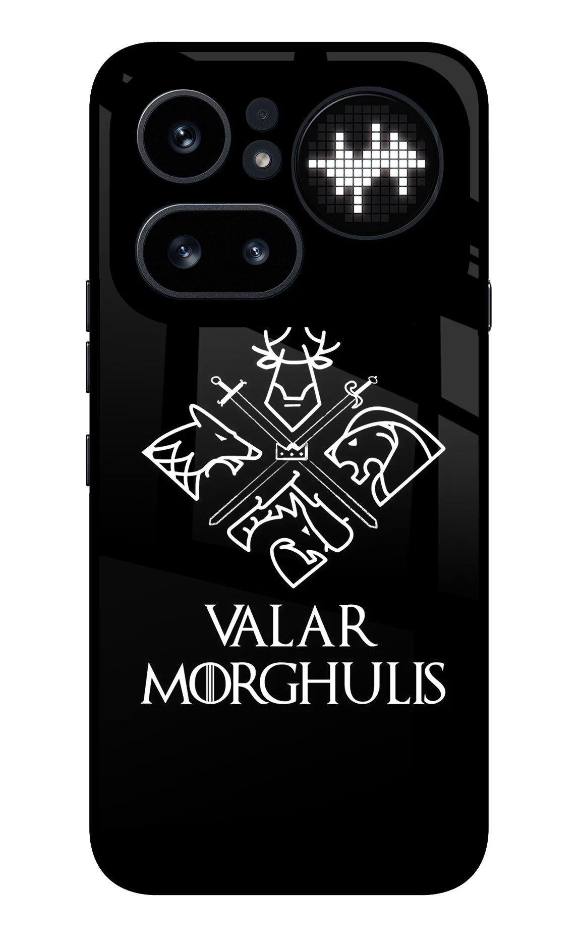 Valar Morghulis | Game Of Thrones Nothing Phone 4a Pro Glass Case - Valar Morghulis | Game Of Thrones Nothing Phone 4a Pro Glass Case Valar Morghulis | Game Of Thrones Nothing Phone 4a Pro Glass Case