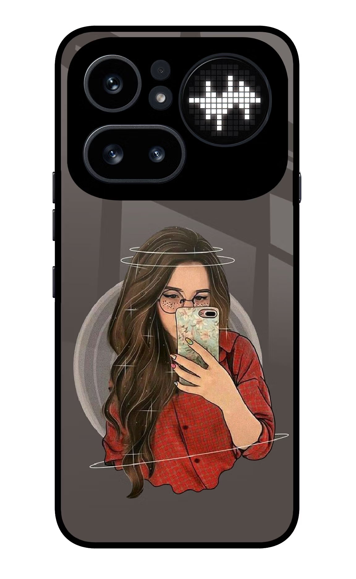 Selfie Queen Nothing Phone 4a Pro Glass Case - Selfie Queen Nothing Phone 4a Pro Glass Case Selfie Queen Nothing Phone 4a Pro Glass Case