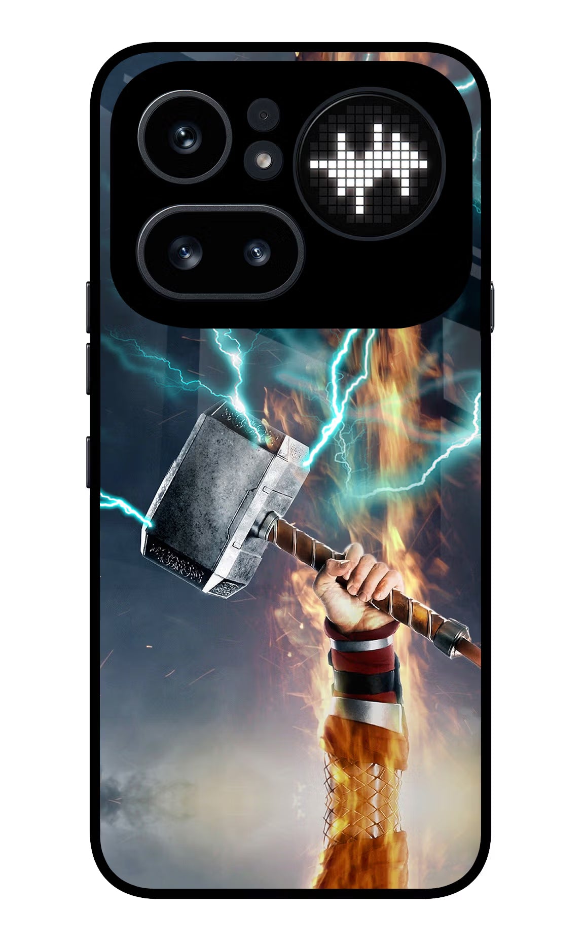 Thor Hammer Mjolnir Nothing Phone 4a Pro Glass Case - Thor Hammer Mjolnir Nothing Phone 4a Pro Glass Case Thor Hammer Mjolnir Nothing Phone 4a Pro Glass Case
