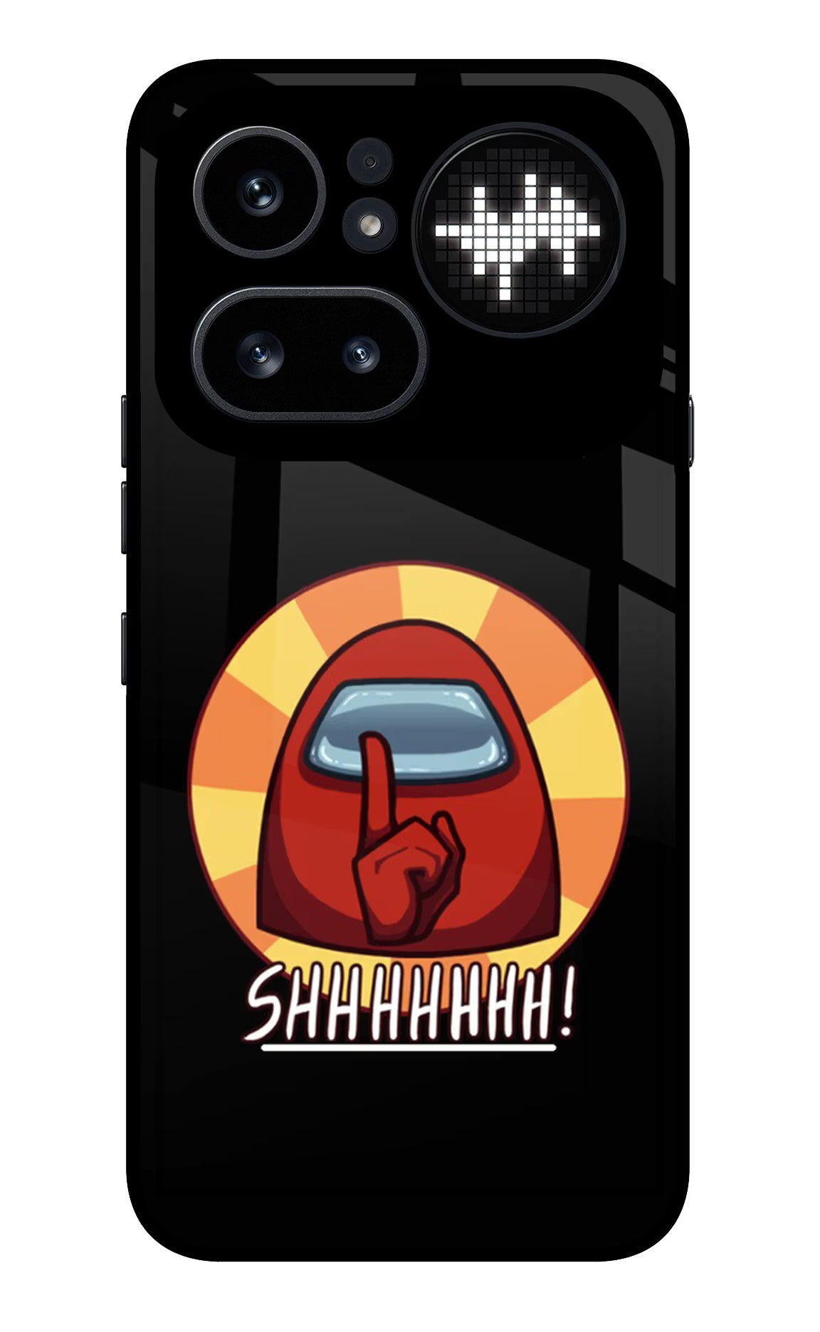 Among Us Shhh! Nothing Phone 4a Pro Glass Case - Among Us Shhh! Nothing Phone 4a Pro Glass Case Among Us Shhh! Nothing Phone 4a Pro Glass Case