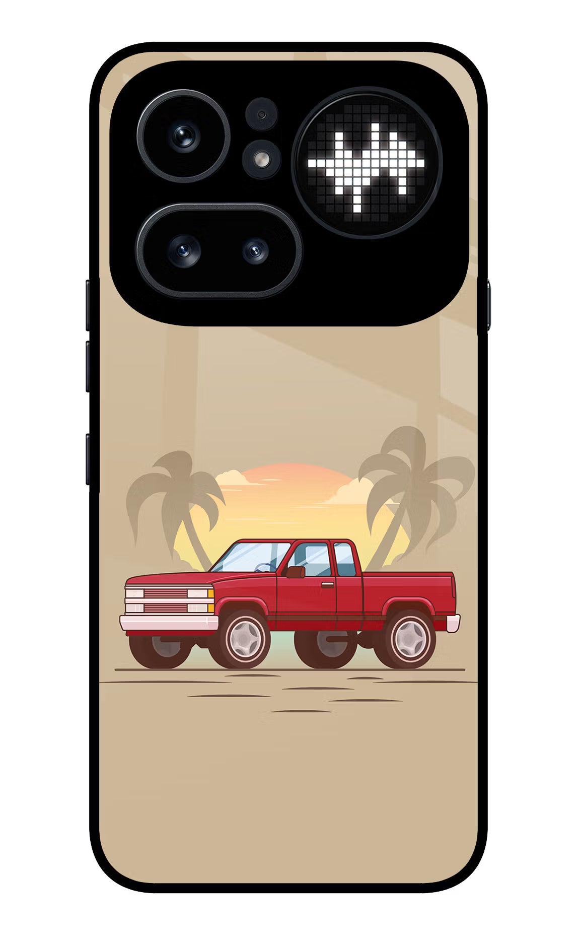 Desert Classic Drive Nothing Phone 4a Pro Glass Case - Desert Classic Drive Nothing Phone 4a Pro Glass Case Desert Classic Drive Nothing Phone 4a Pro Glass Case