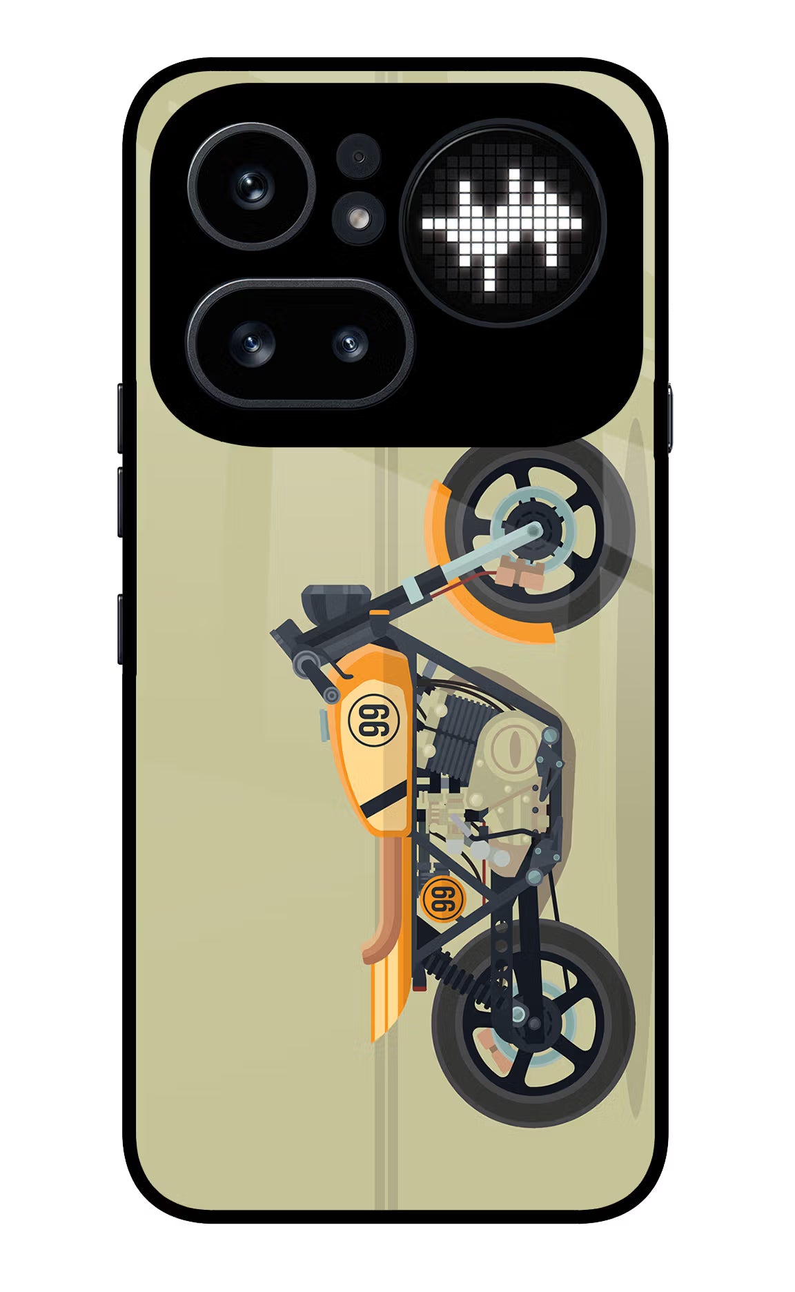 Vertical Speedster Nothing Phone 4a Pro Glass Case - Vertical Speedster Nothing Phone 4a Pro Glass Case Vertical Speedster Nothing Phone 4a Pro Glass Case