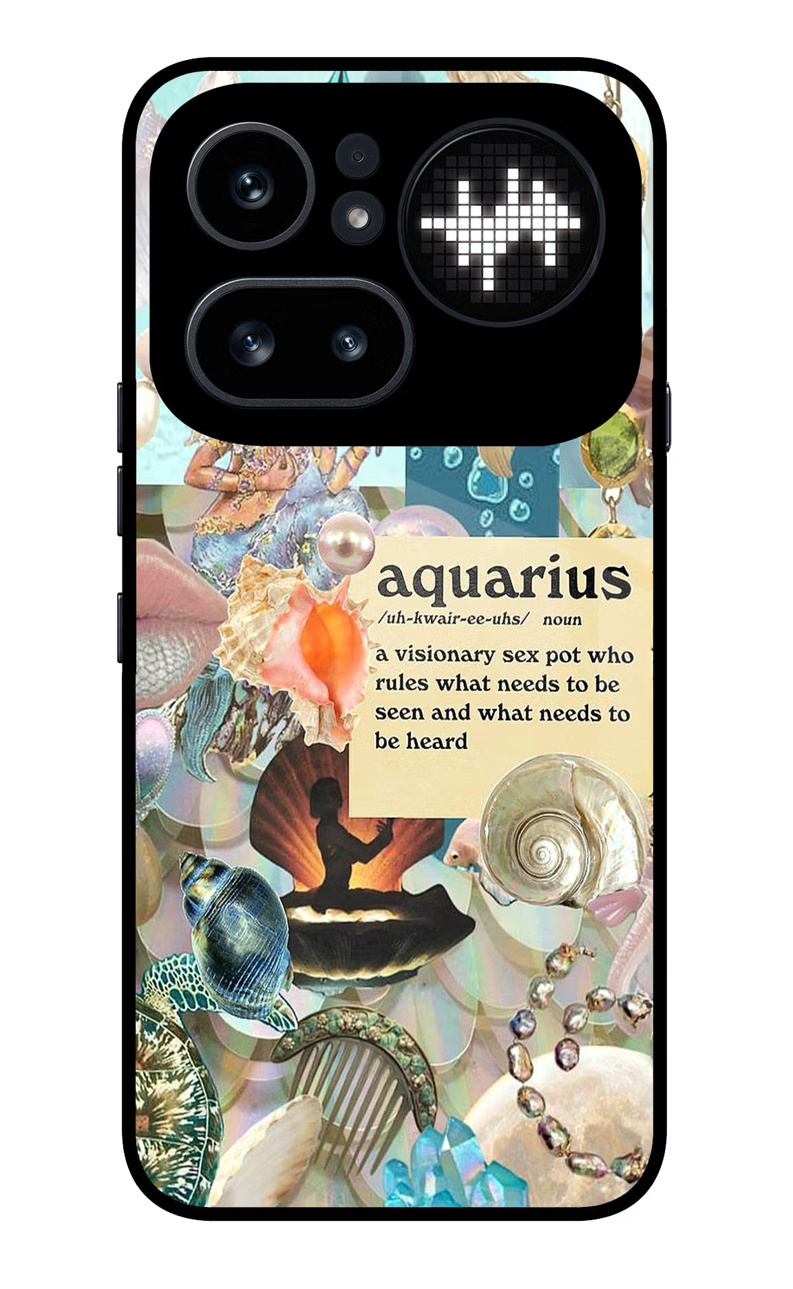 Aquarius Zodiac Nothing Phone 4a Pro Glass Case - Aquarius Zodiac Nothing Phone 4a Pro Glass Case Aquarius Zodiac Nothing Phone 4a Pro Glass Case