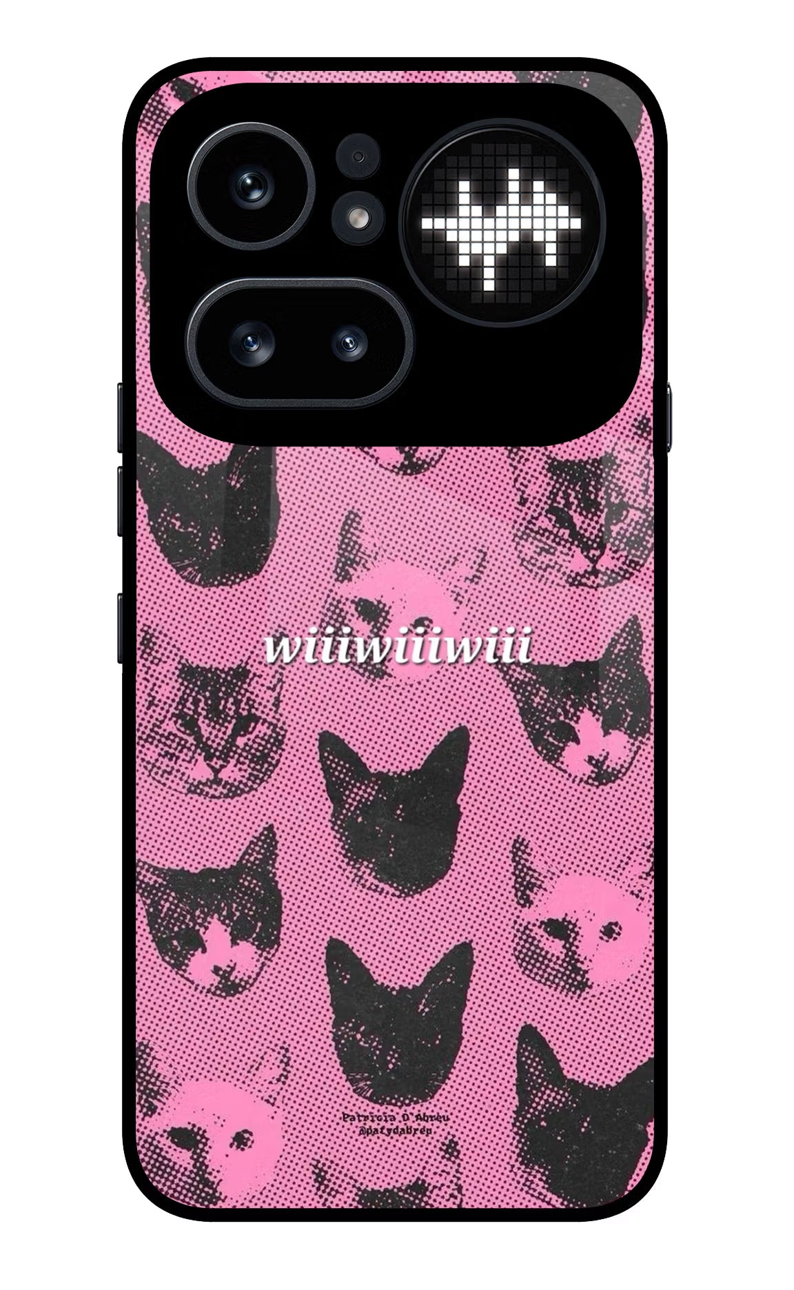 Pink Cats Nothing Phone 4a Pro Glass Case - Pink Cats Nothing Phone 4a Pro Glass Case Pink Cats Nothing Phone 4a Pro Glass Case