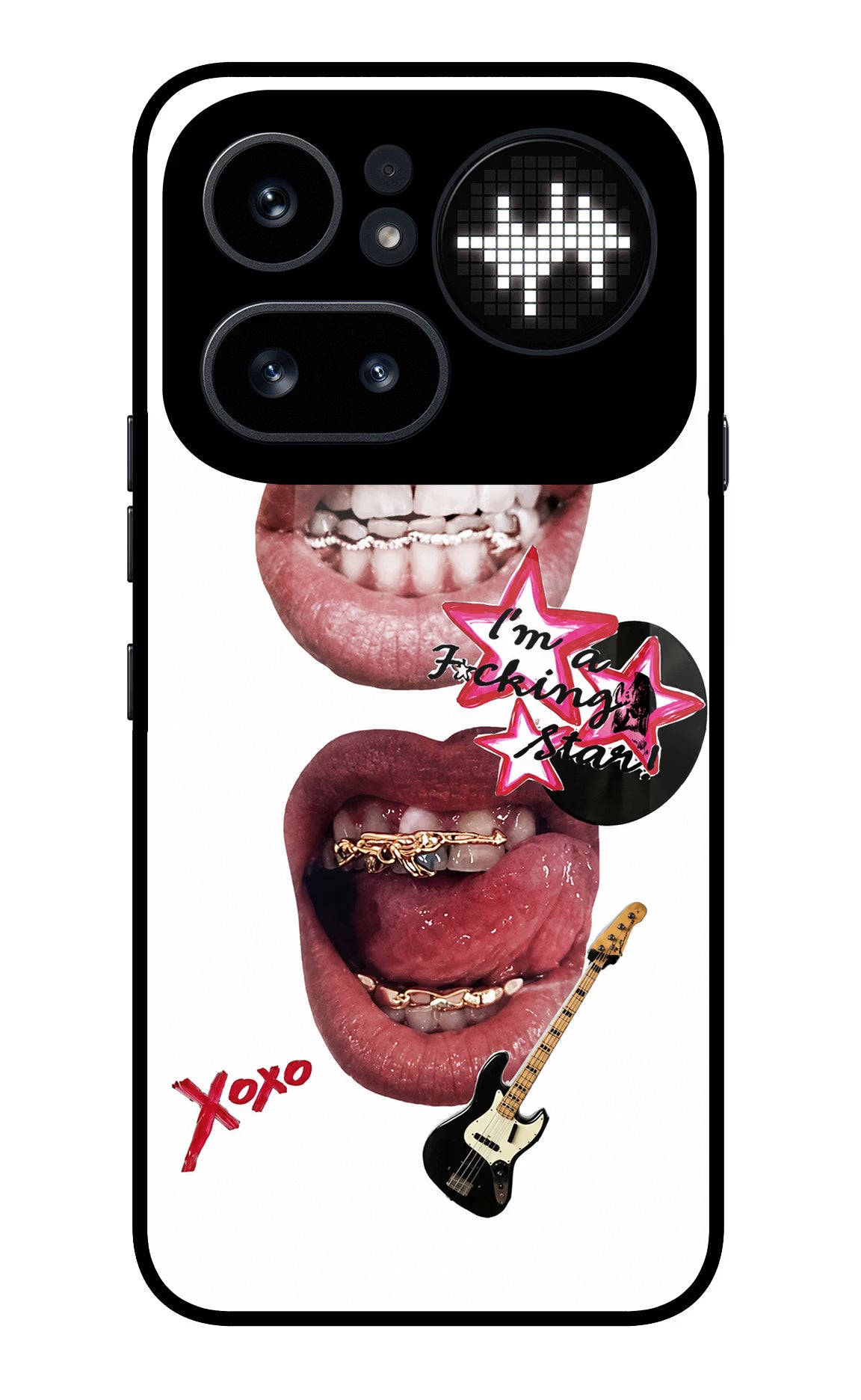 Rockstar Nothing Phone 4a Pro Glass Case - Rockstar Nothing Phone 4a Pro Glass Case Rockstar Nothing Phone 4a Pro Glass Case