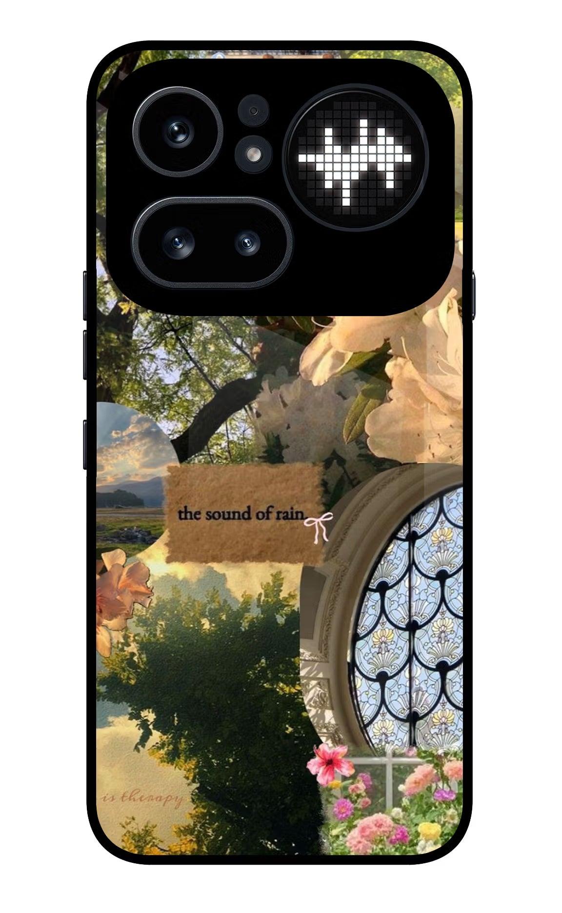 Rain Nothing Phone 4a Pro Glass Case - Rain Nothing Phone 4a Pro Glass Case Rain Nothing Phone 4a Pro Glass Case