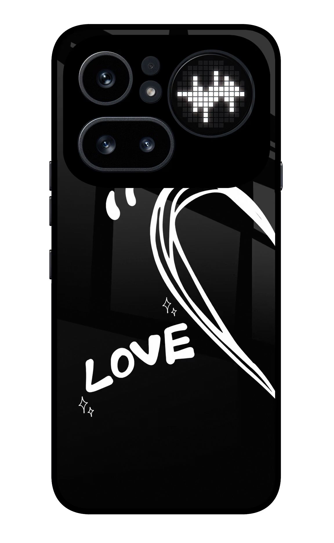 Love Line Nothing Phone 4a Pro Glass Case - Love Line Nothing Phone 4a Pro Glass Case Love Line Nothing Phone 4a Pro Glass Case