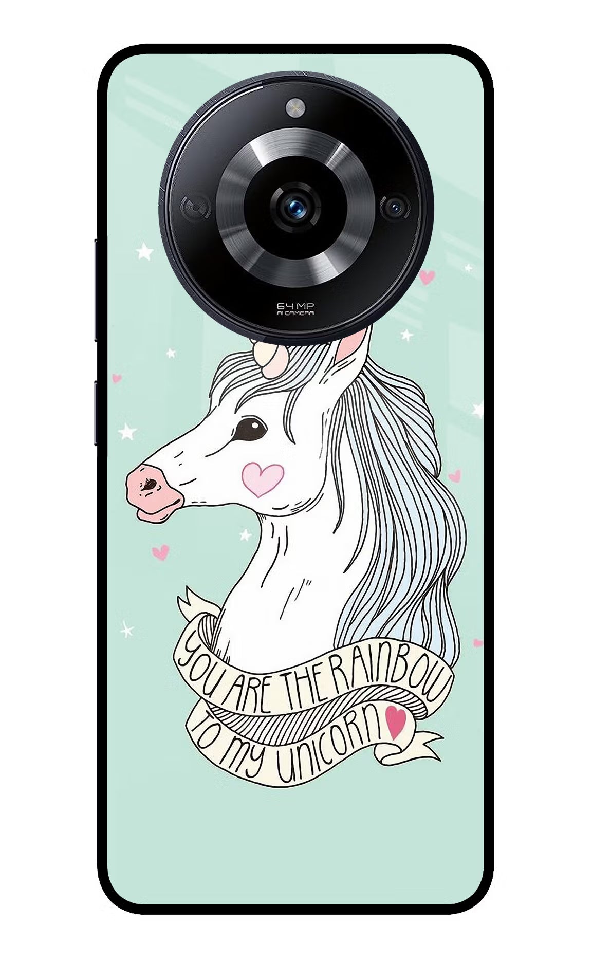 Unicorn Wallpaper Realme Narzo 60 5G Glass Case - Unicorn Wallpaper Realme Narzo 60 5G Glass Case Unicorn Wallpaper Realme Narzo 60 5G Glass Case
