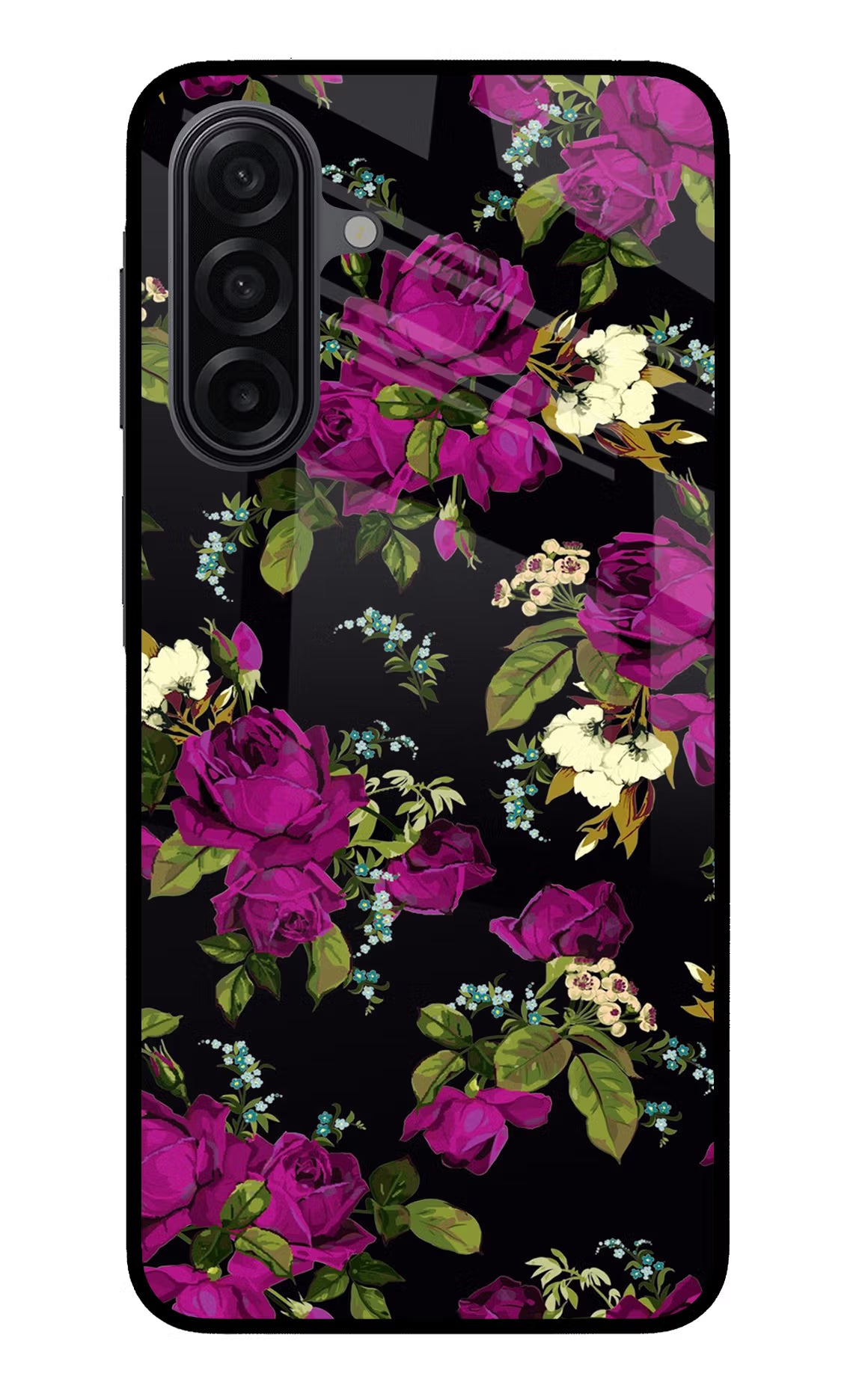 Flowers Samsung M17 5G Glass Case - Flowers Samsung M17 5G Glass Case Flowers Samsung M17 5G Glass Case