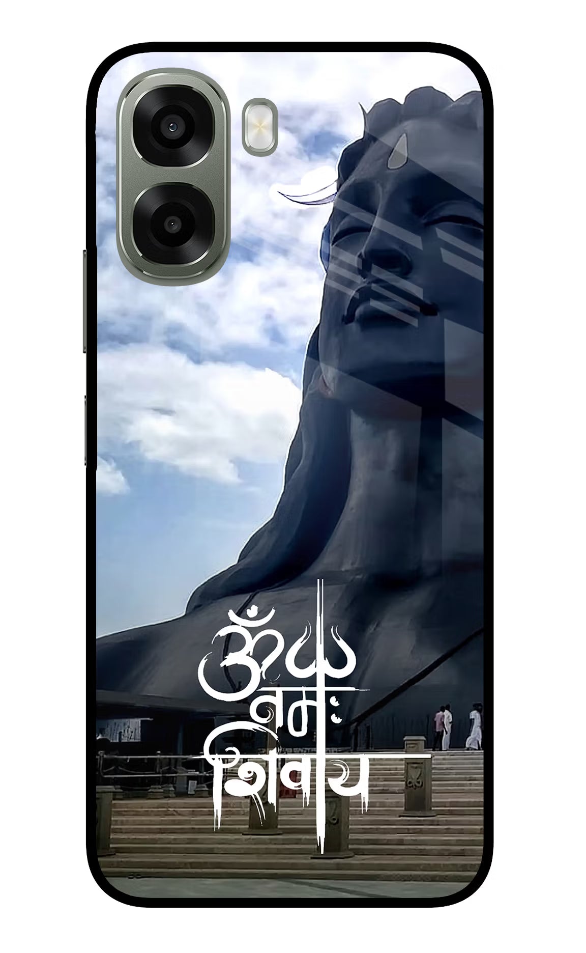 Om Namah Shivay Oppo A6x 5G Glass Case - Om Namah Shivay Oppo A6x 5G Glass Case Om Namah Shivay Oppo A6x 5G Glass Case