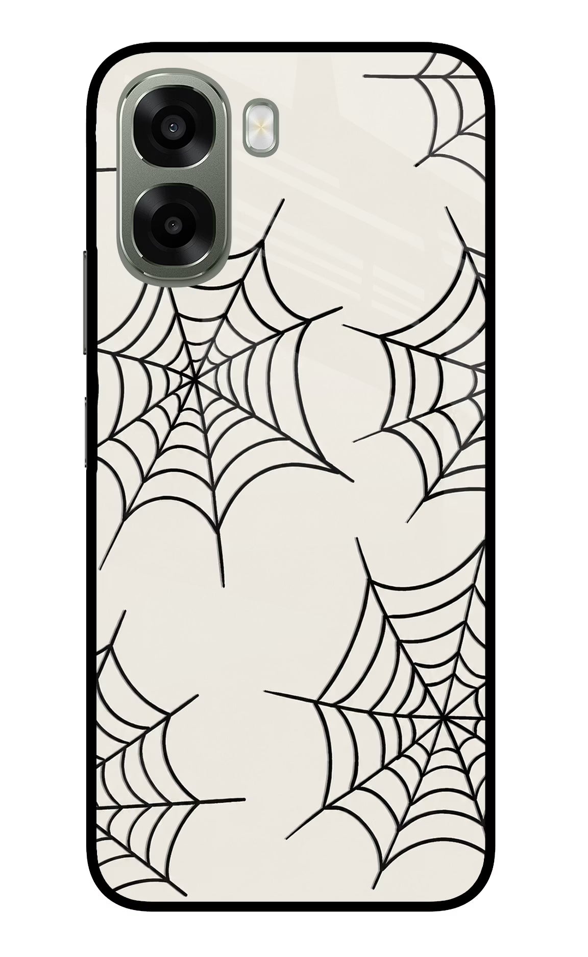 Spider Web Oppo A6x 5G Glass Case - Spider Web Oppo A6x 5G Glass Case Spider Web Oppo A6x 5G Glass Case