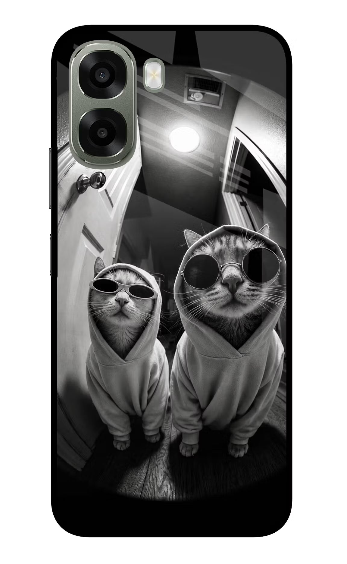 Hood Cats Oppo A6x 5G Glass Case - Hood Cats Oppo A6x 5G Glass Case Hood Cats Oppo A6x 5G Glass Case