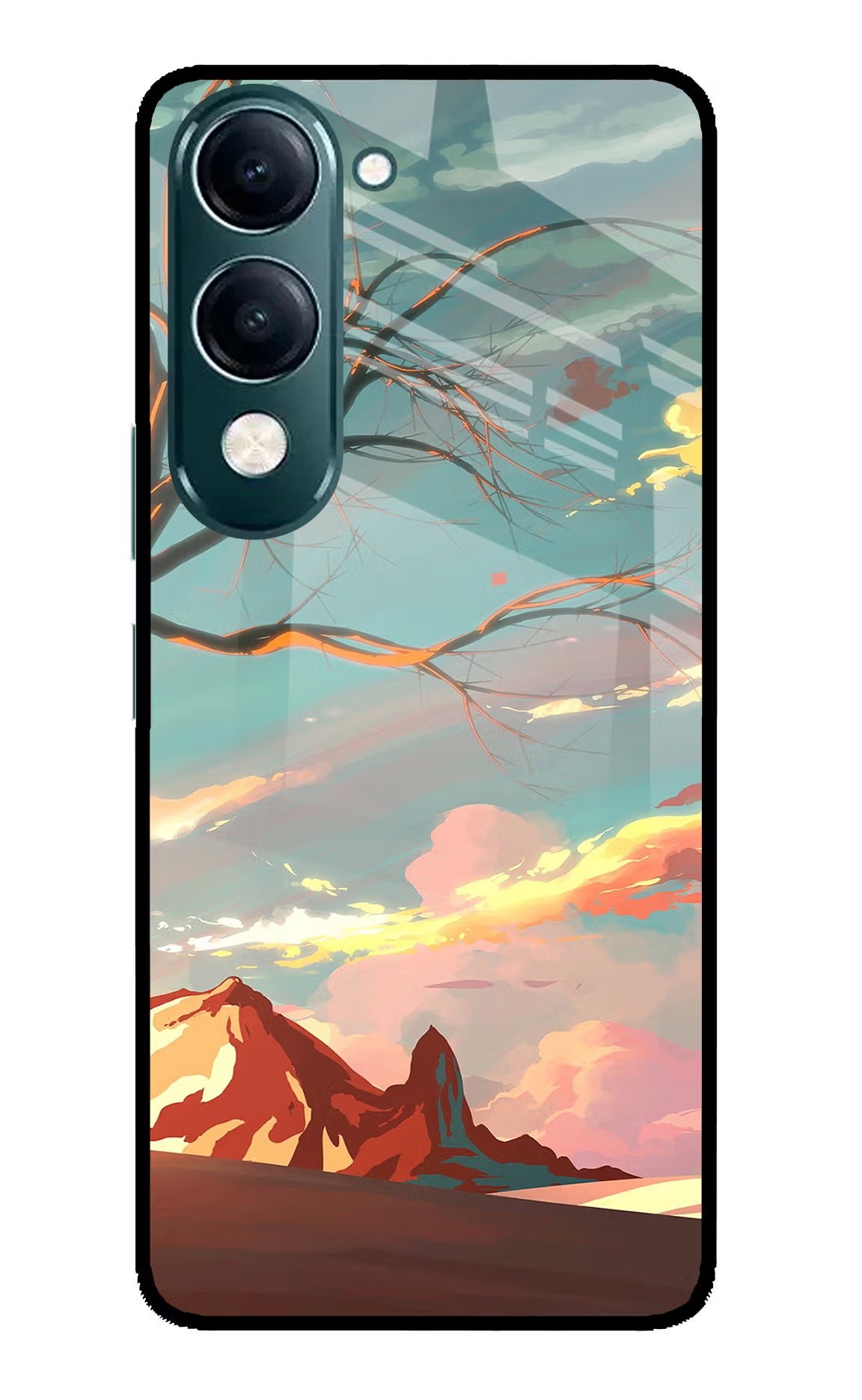 Scenery iQOO Z10 Lite 5G Glass Case - Scenery iQOO Z10 Lite 5G Glass Case Scenery iQOO Z10 Lite 5G Glass Case