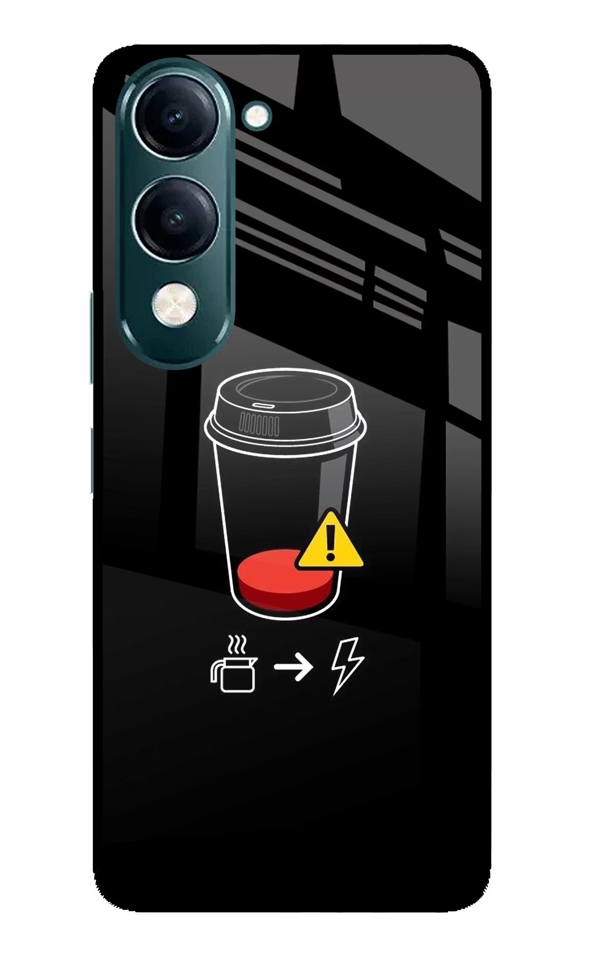 Coffee iQOO Z10 Lite 5G Glass Case - Coffee iQOO Z10 Lite 5G Glass Case Coffee iQOO Z10 Lite 5G Glass Case