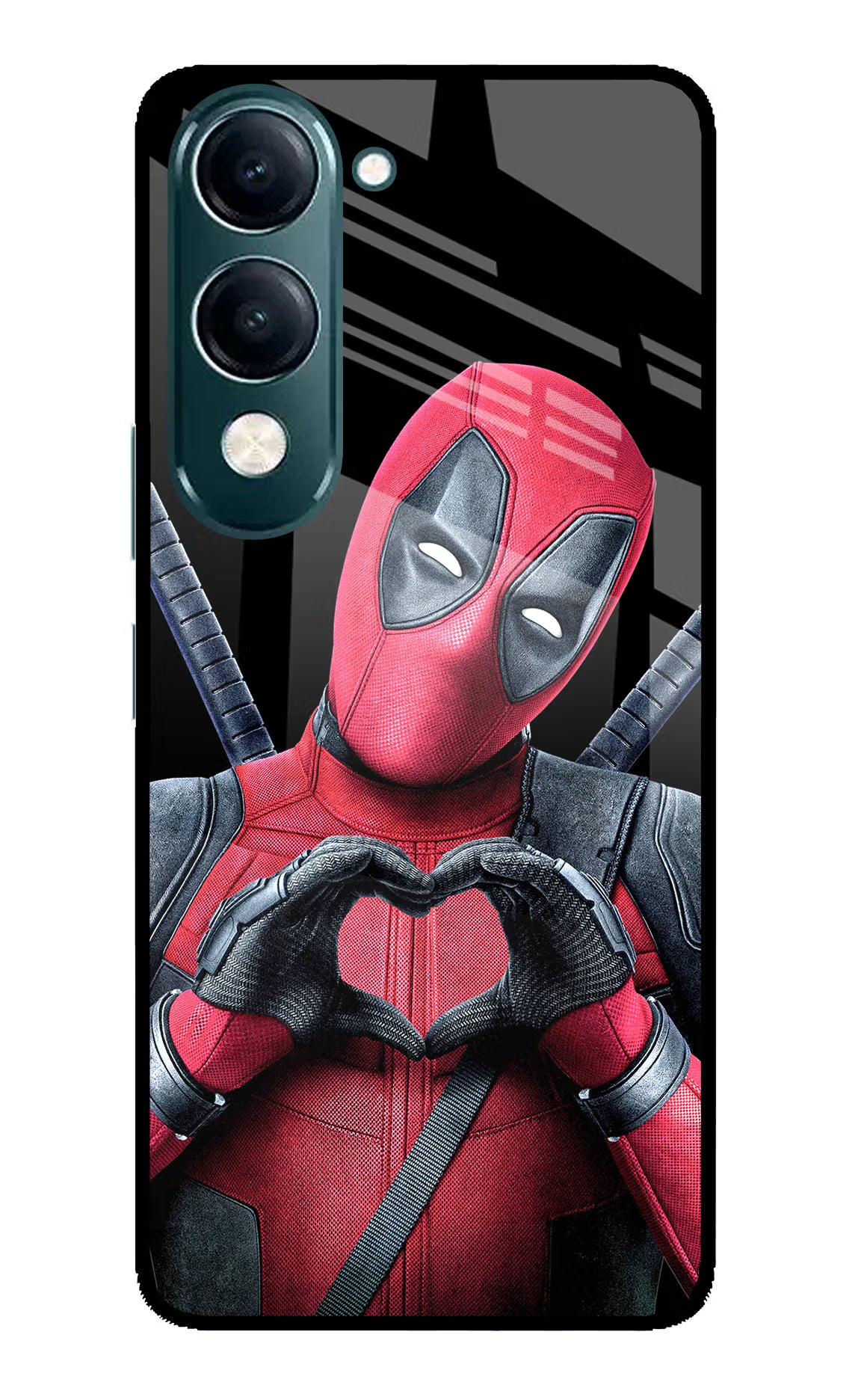 Deadpool iQOO Z10 Lite 5G Glass Case - Deadpool iQOO Z10 Lite 5G Glass Case Deadpool iQOO Z10 Lite 5G Glass Case