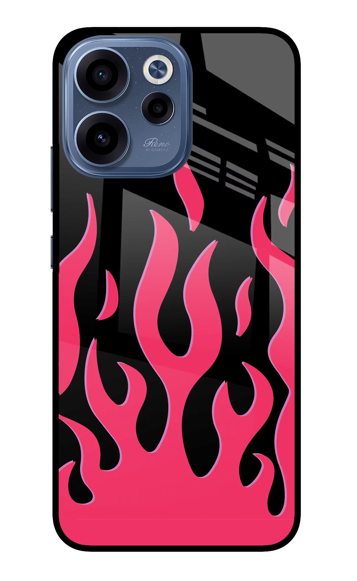 Fire Flames Oppo Reno15c 5G Glass Case - Fire Flames Oppo Reno15c 5G Glass Case Fire Flames Oppo Reno15c 5G Glass Case