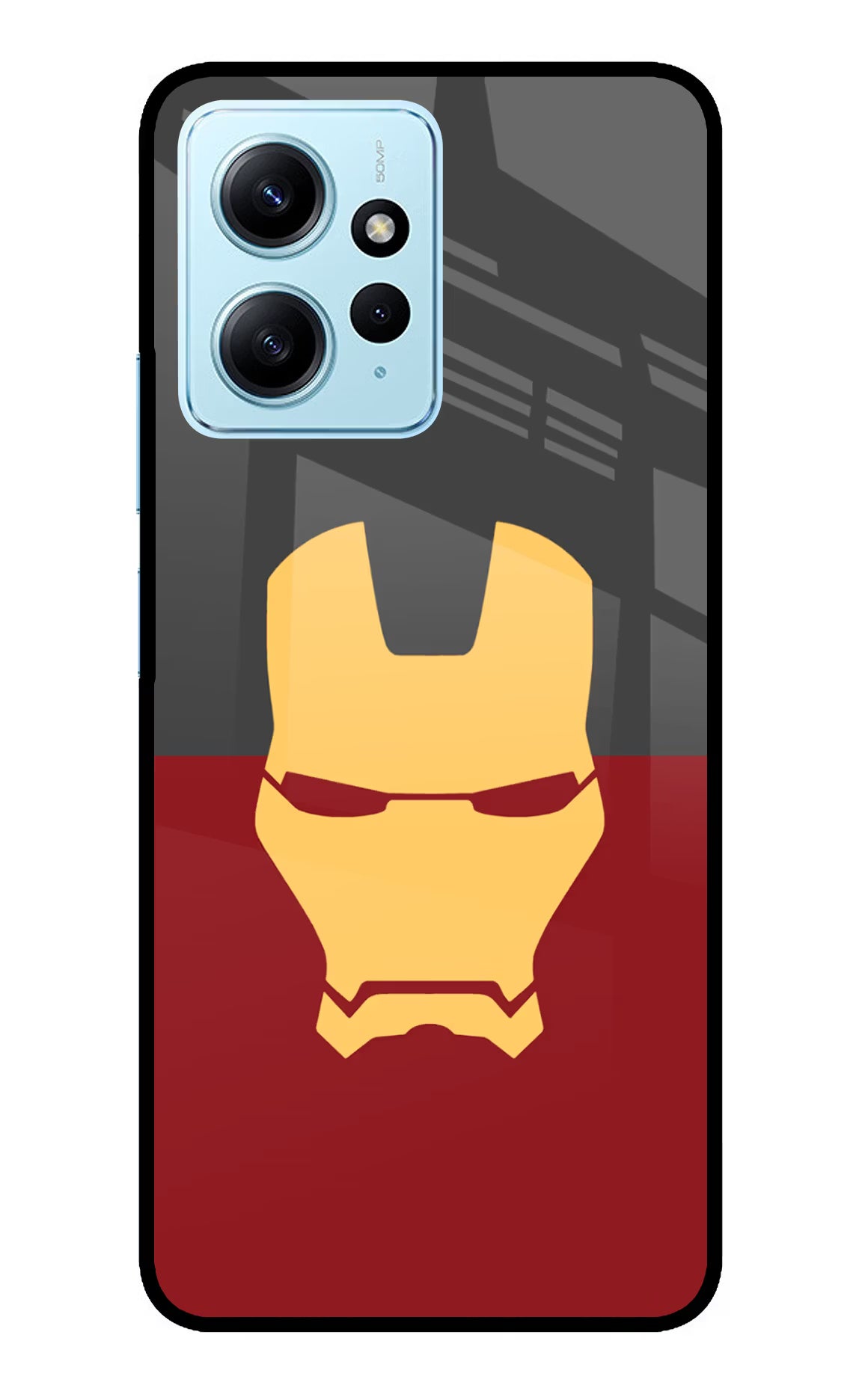 Ironman Redmi Note 12 4G Glass Case - Ironman Redmi Note 12 4G Glass Case Ironman Redmi Note 12 4G Glass Case