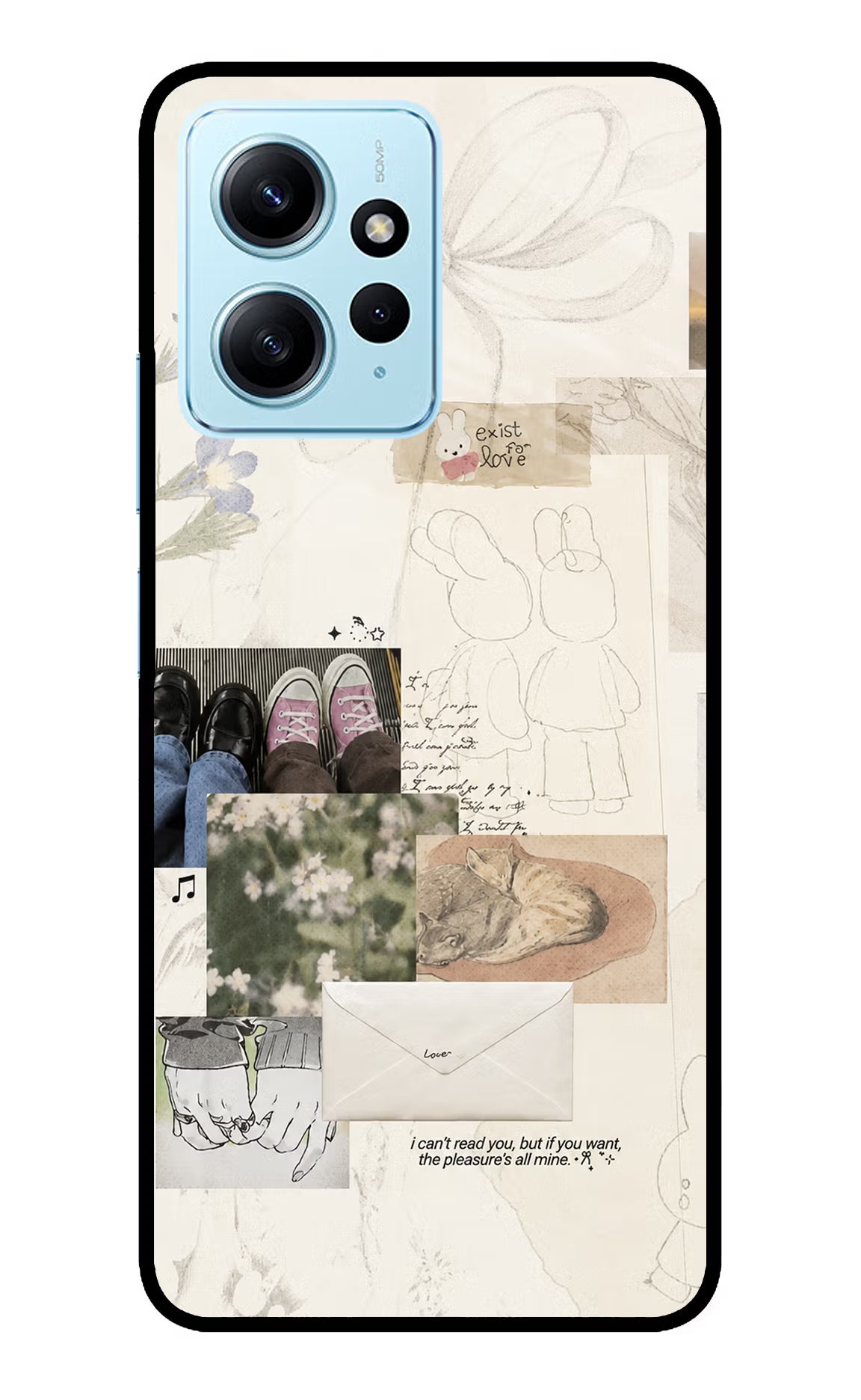 Soft Aesthetic Redmi Note 12 4G Glass Case - Soft Aesthetic Redmi Note 12 4G Glass Case Soft Aesthetic Redmi Note 12 4G Glass Case
