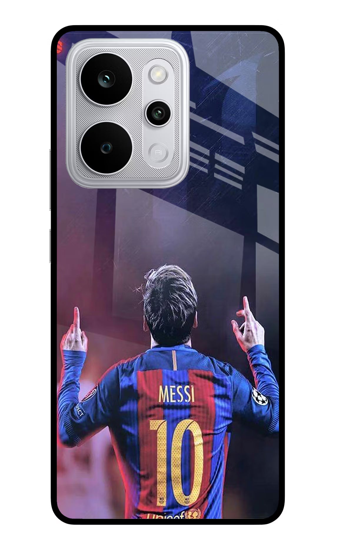 Messi Realme P4 Power 5G Glass Case - Messi Realme P4 Power 5G Glass Case Messi Realme P4 Power 5G Glass Case