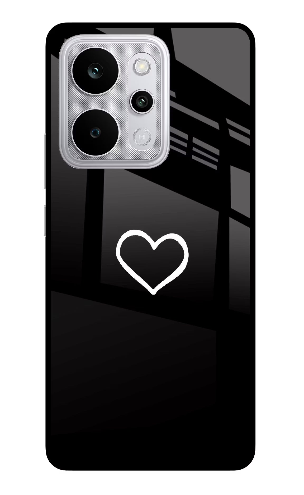 Heart Realme P4 Power 5G Glass Case - Heart Realme P4 Power 5G Glass Case Heart Realme P4 Power 5G Glass Case