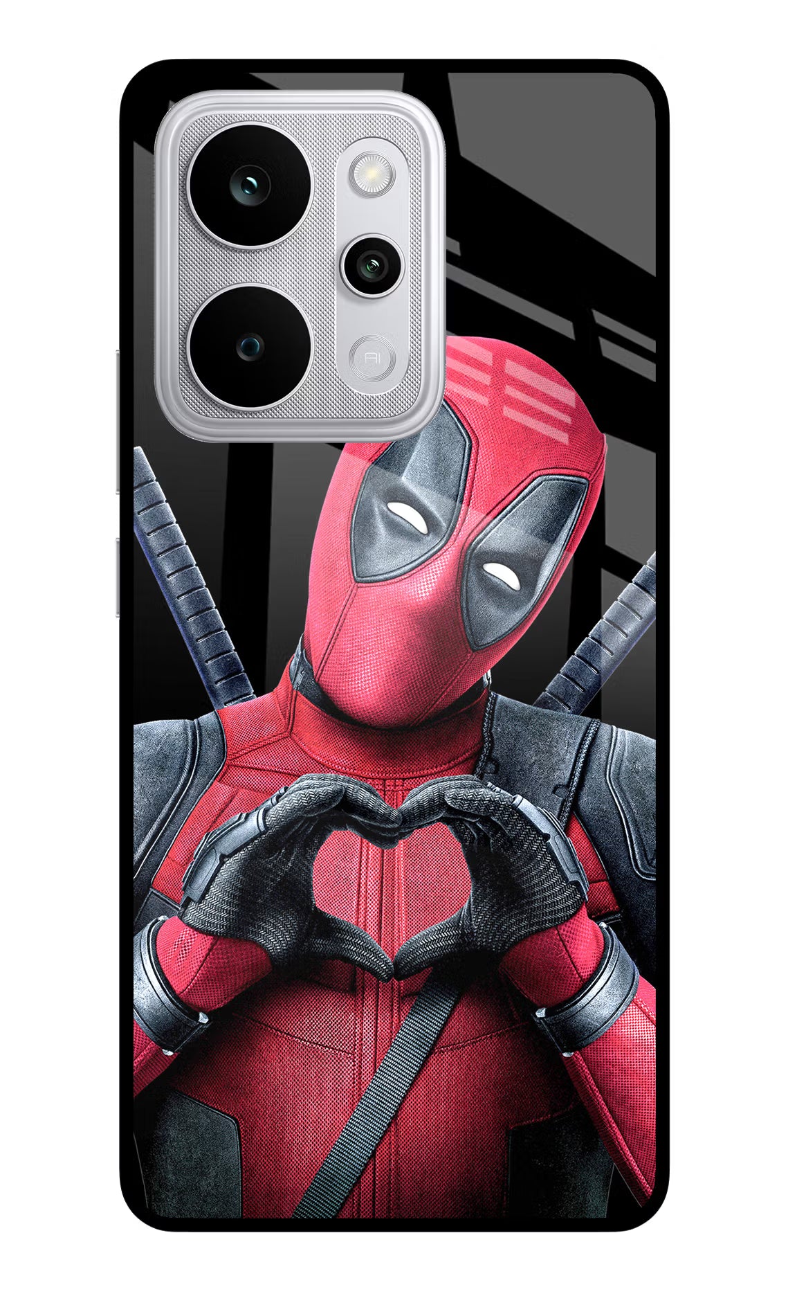 Deadpool Realme P4 Power 5G Glass Case - Deadpool Realme P4 Power 5G Glass Case Deadpool Realme P4 Power 5G Glass Case