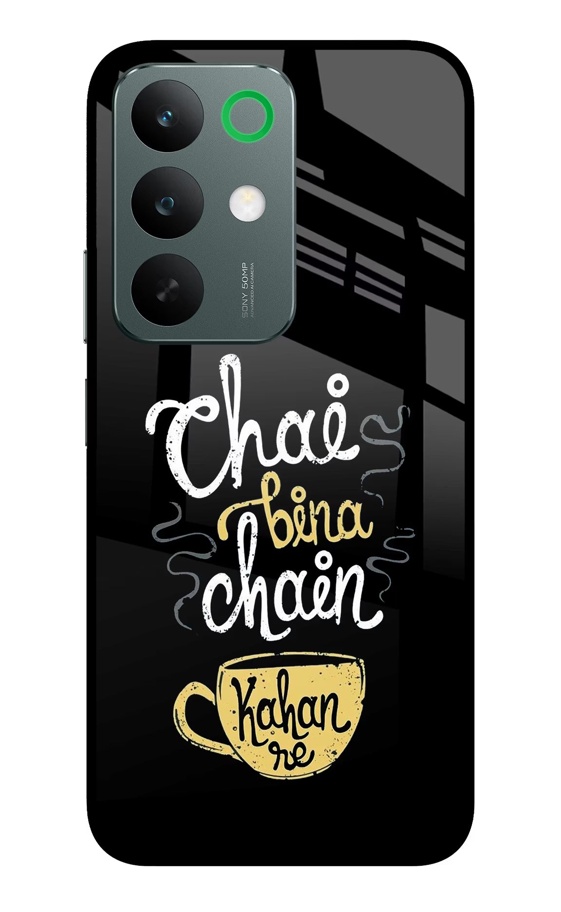 Chai Bina Chain Kaha Re Realme C85 5G Glass Case - Chai Bina Chain Kaha Re Realme C85 5G Glass Case Chai Bina Chain Kaha Re Realme C85 5G Glass Case