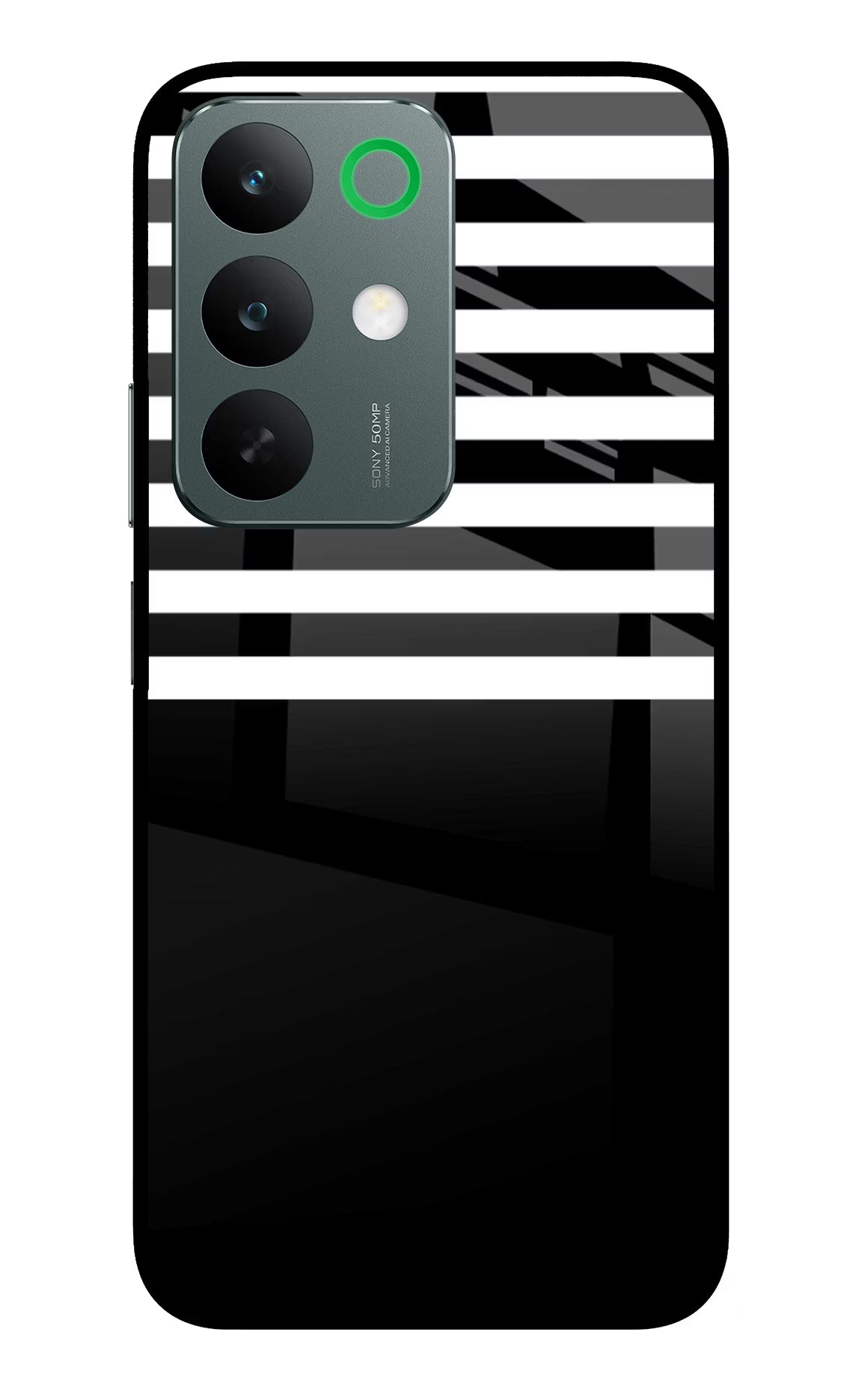 Black and White Print Realme C85 5G Glass Case - Black and White Print Realme C85 5G Glass Case Black and White Print Realme C85 5G Glass Case