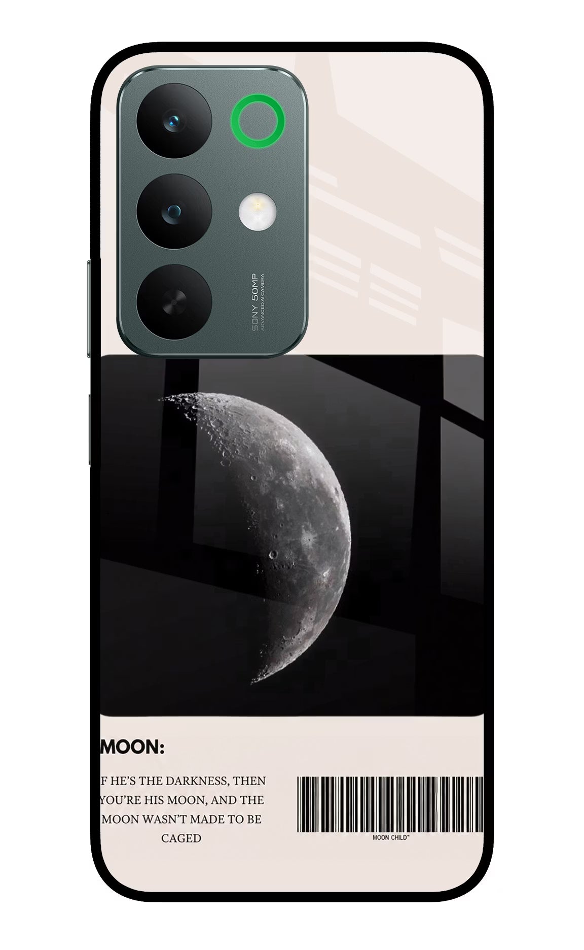 Moon Phase Realme C85 5G Glass Case - Moon Phase Realme C85 5G Glass Case Moon Phase Realme C85 5G Glass Case