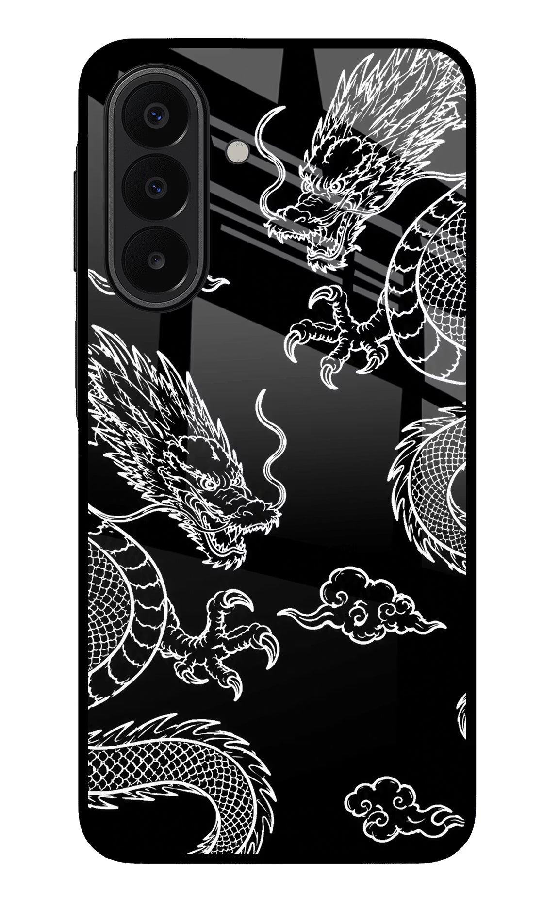Twin Dragons Samsung A27 5G Glass Case - Twin Dragons Samsung A27 5G Glass Case Twin Dragons Samsung A27 5G Glass Case