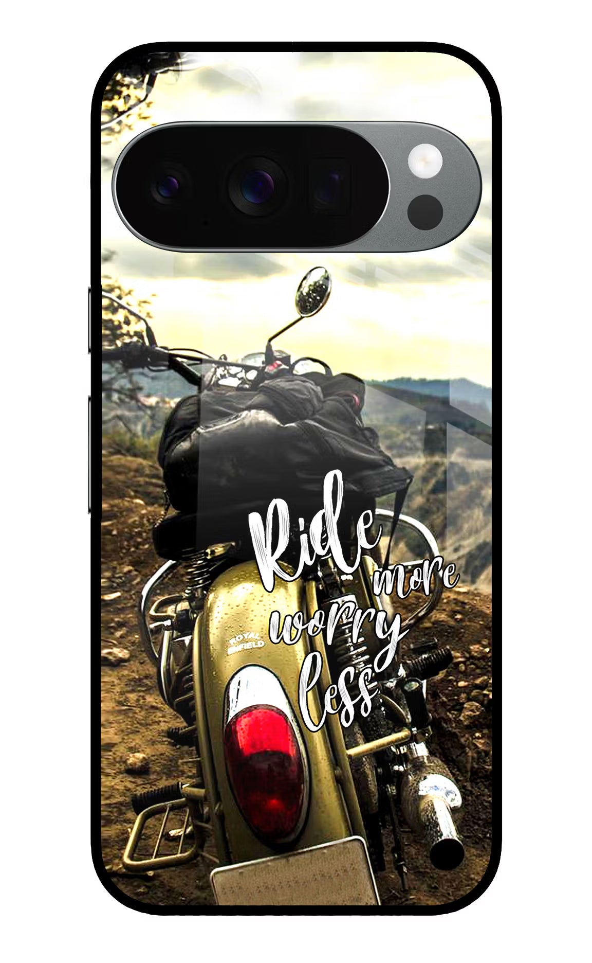 Ride More Worry Less Google Pixel 10 Pro Glass Case - Ride More Worry Less Google Pixel 10 Pro Glass Case Ride More Worry Less Google Pixel 10 Pro Glass Case