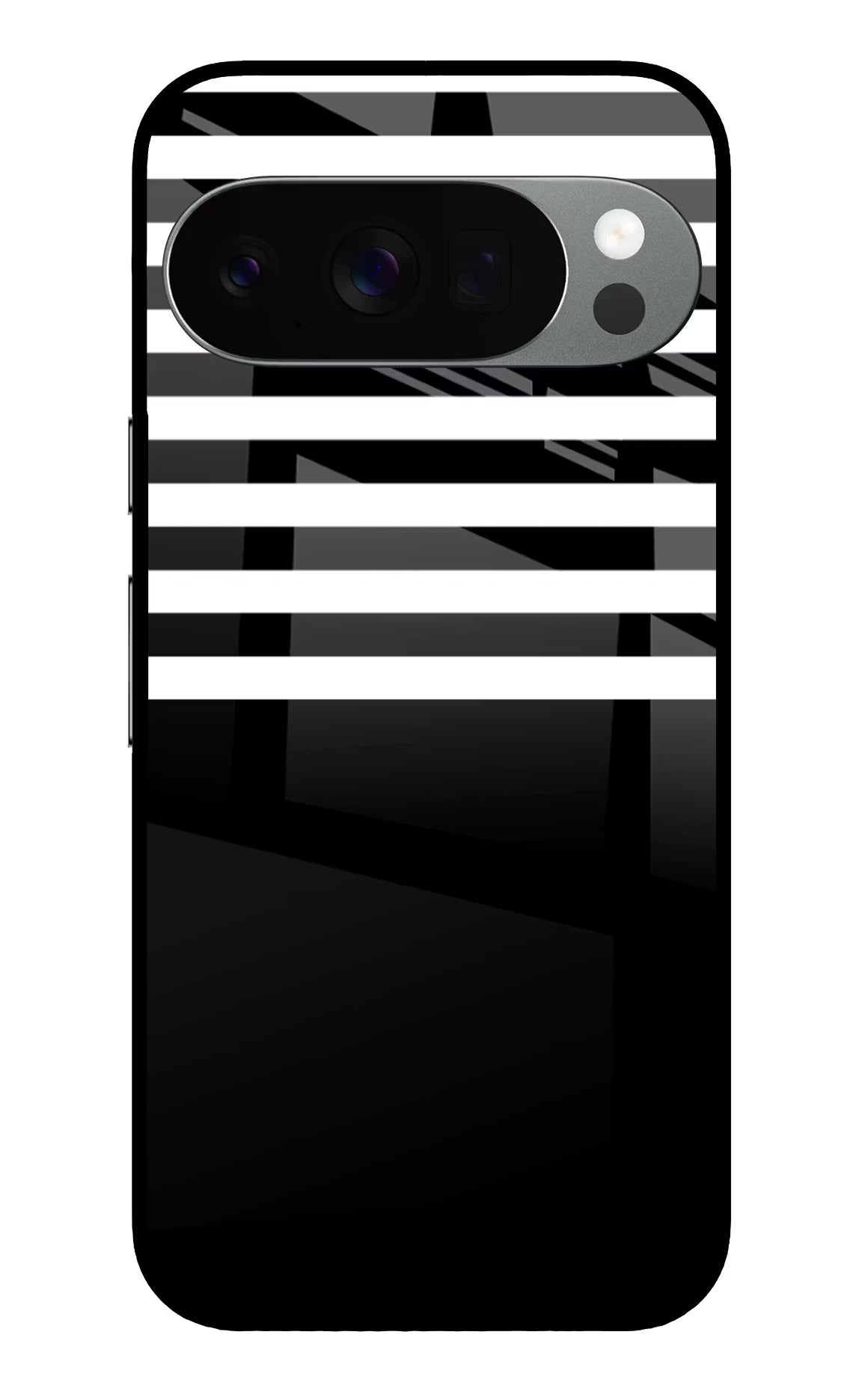 Black and White Print Google Pixel 10 Pro Glass Case - Black and White Print Google Pixel 10 Pro Glass Case Black and White Print Google Pixel 10 Pro Glass Case