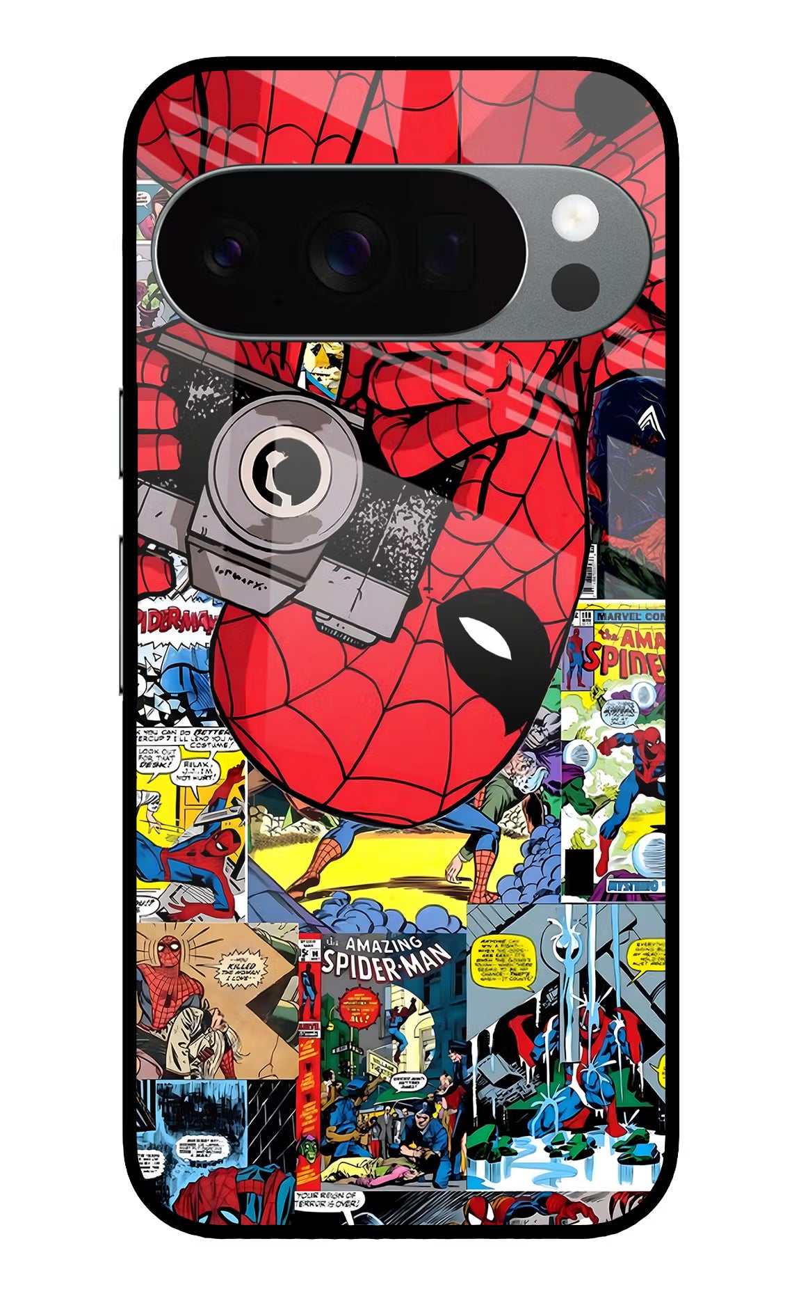 Spider Man Google Pixel 10 Pro Glass Case - Spider Man Google Pixel 10 Pro Glass Case Spider Man Google Pixel 10 Pro Glass Case