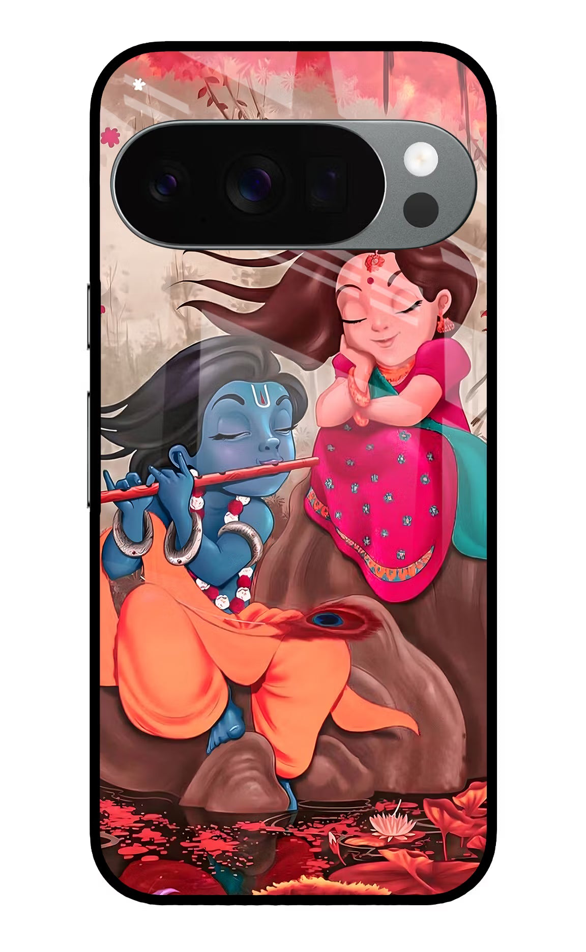 Radhe Krishna Google Pixel 10 Pro Glass Case - Radhe Krishna Google Pixel 10 Pro Glass Case Radhe Krishna Google Pixel 10 Pro Glass Case